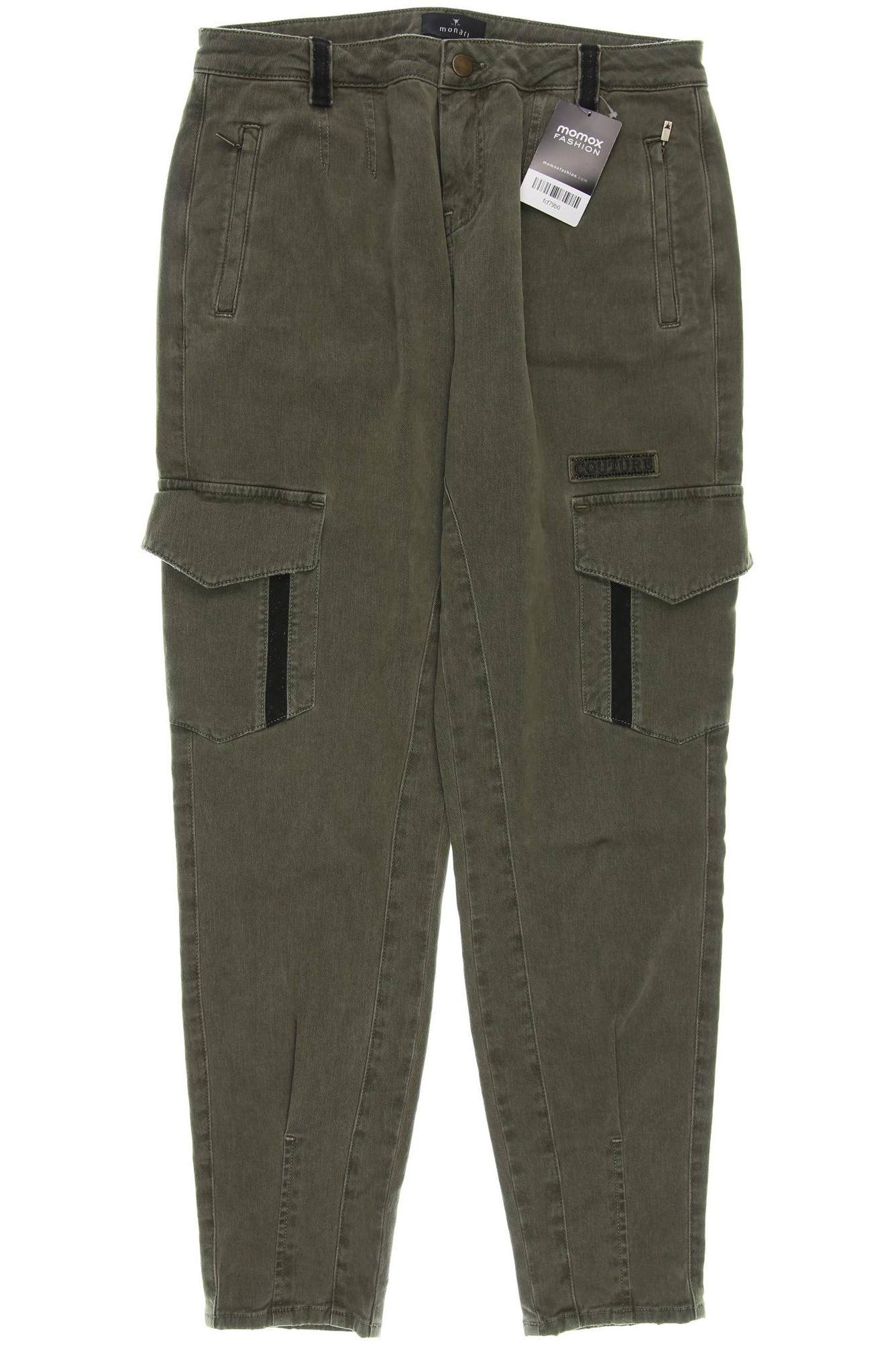 

monari Damen Jeans, grün, Gr. 38