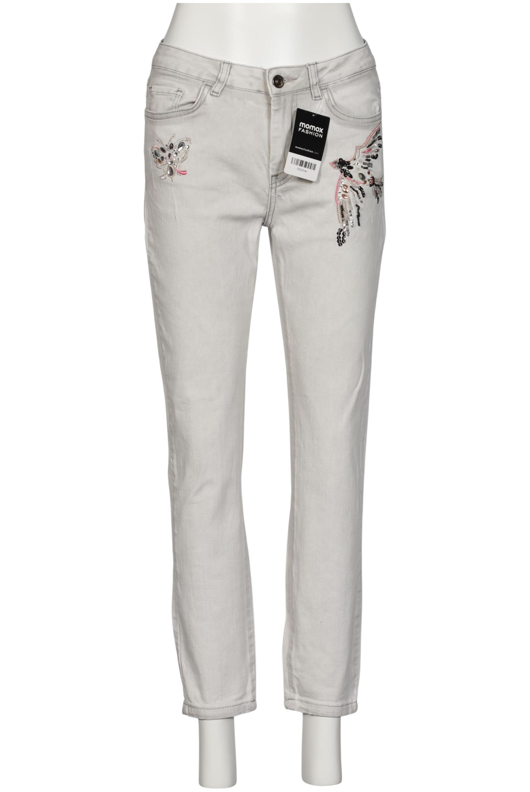 

monari Damen Jeans, grau, Gr. 36