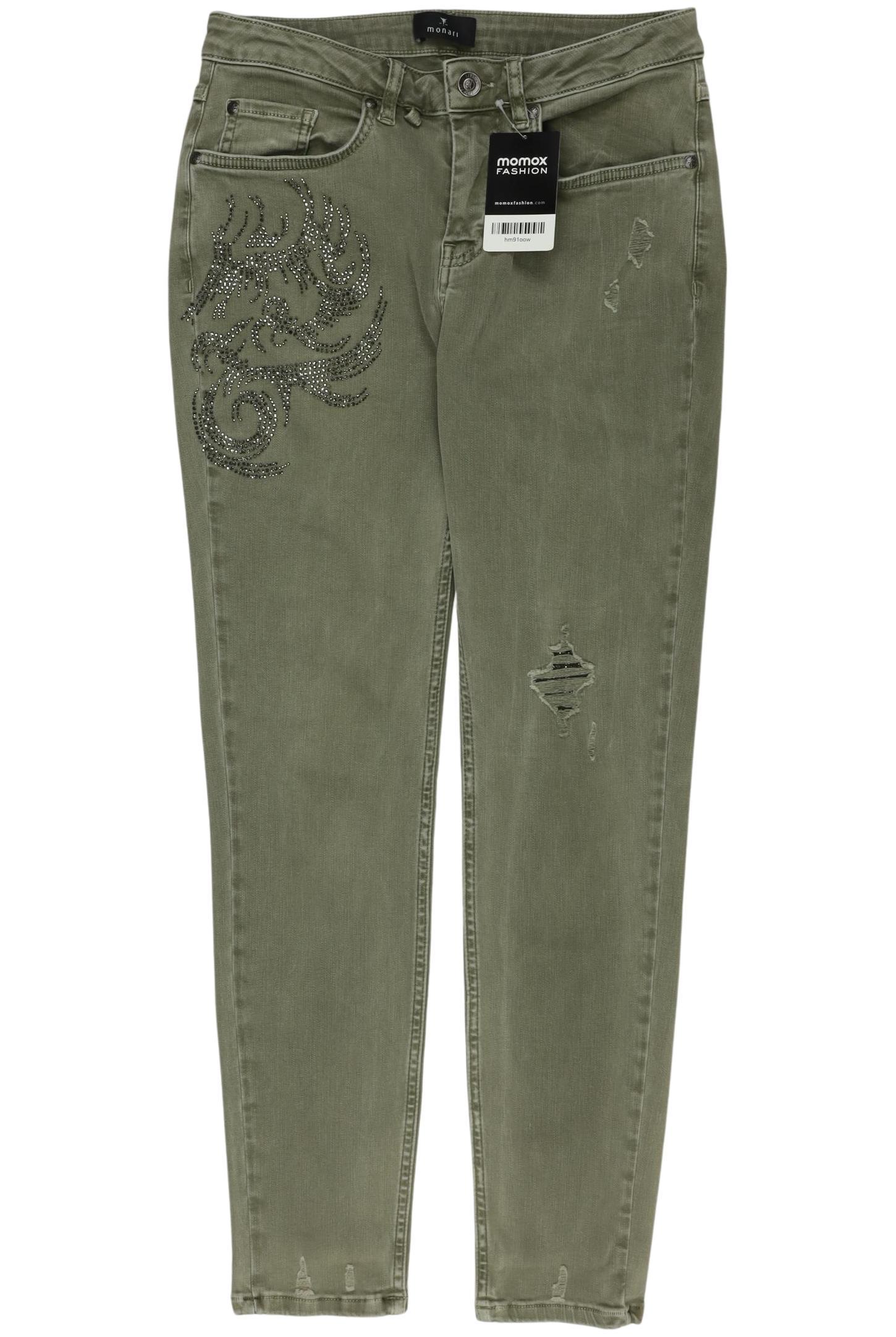 

monari Damen Jeans, grün, Gr. 36