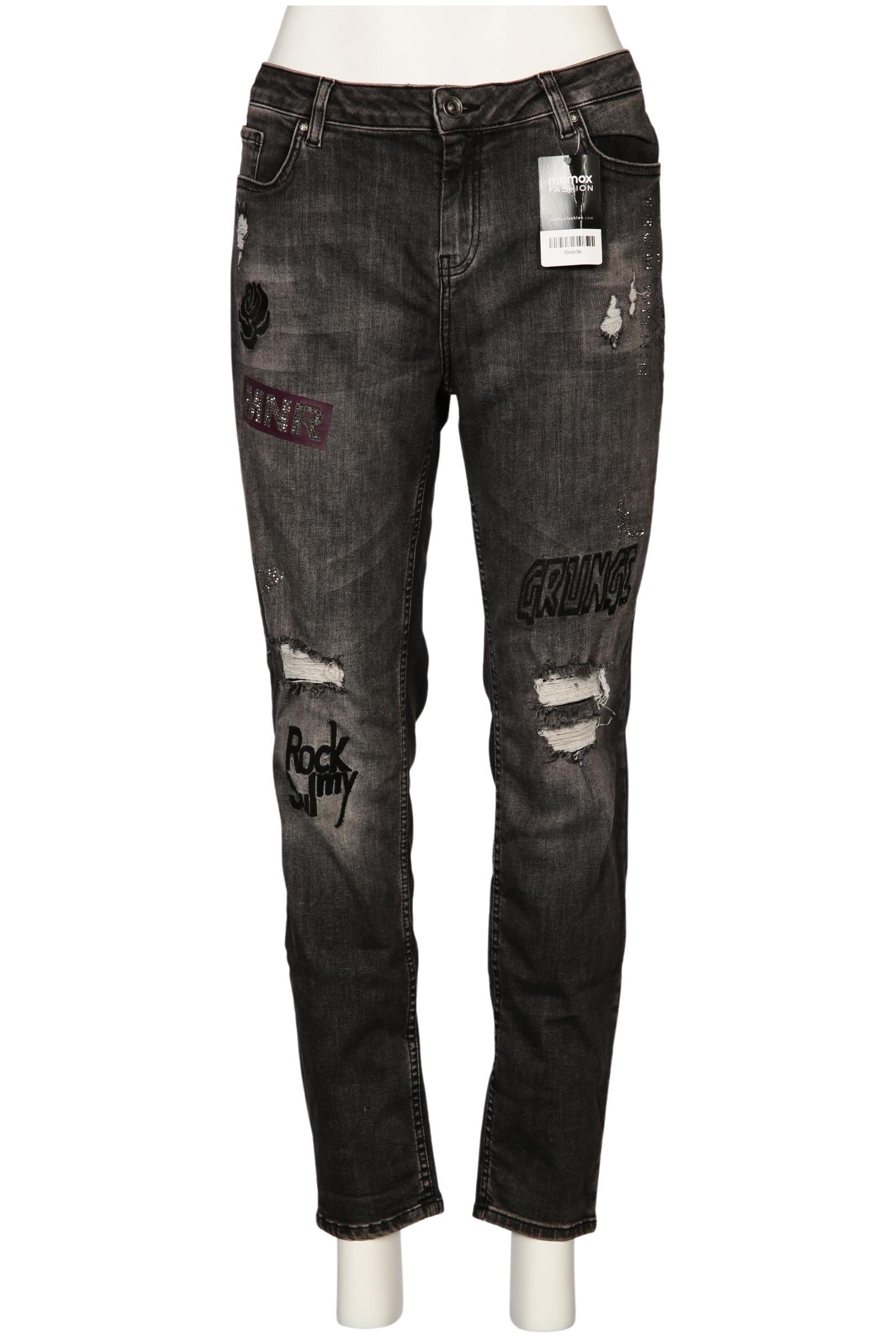 

monari Damen Jeans, grau, Gr. 42