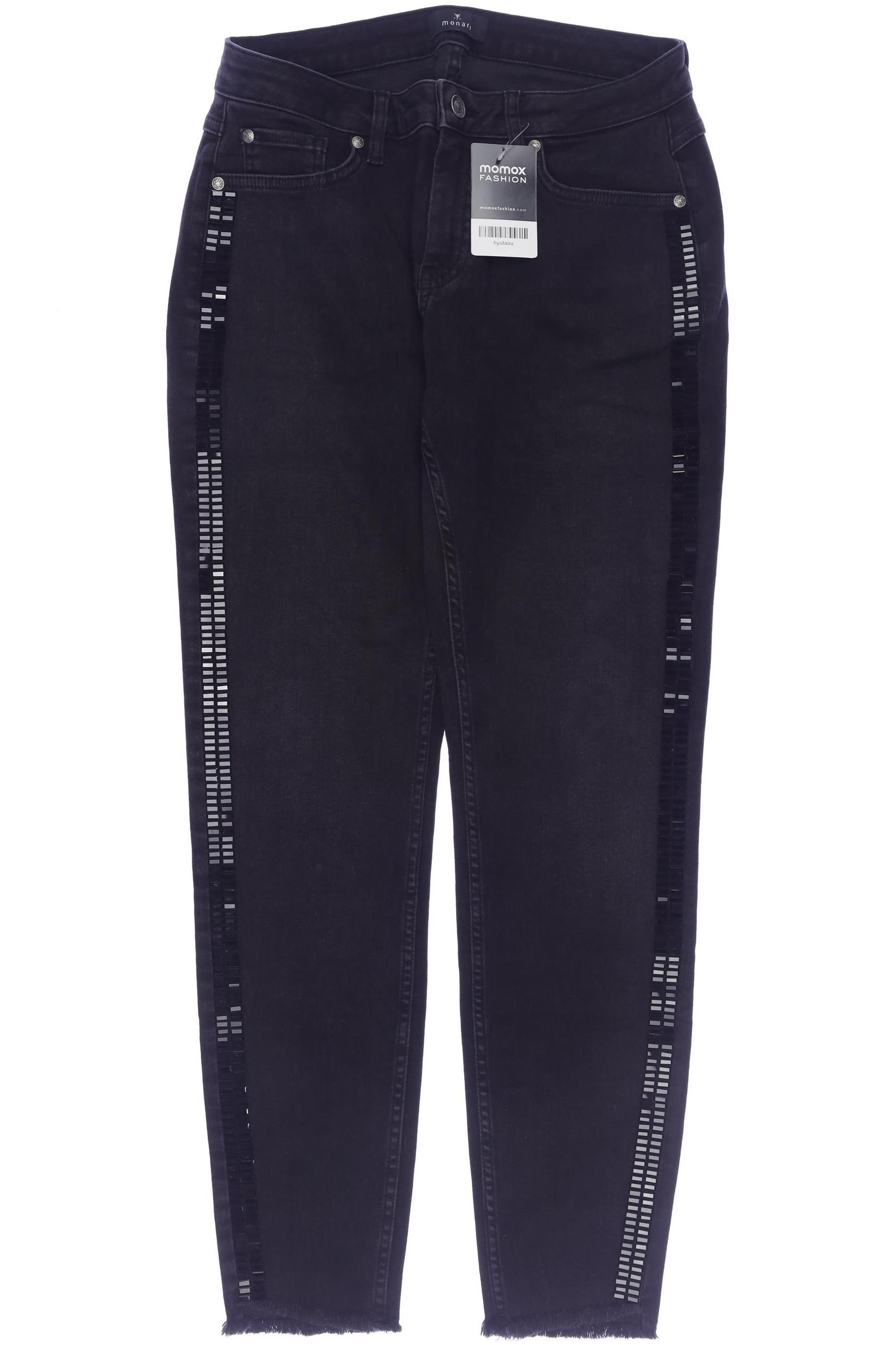 

monari Damen Jeans, schwarz, Gr. 38