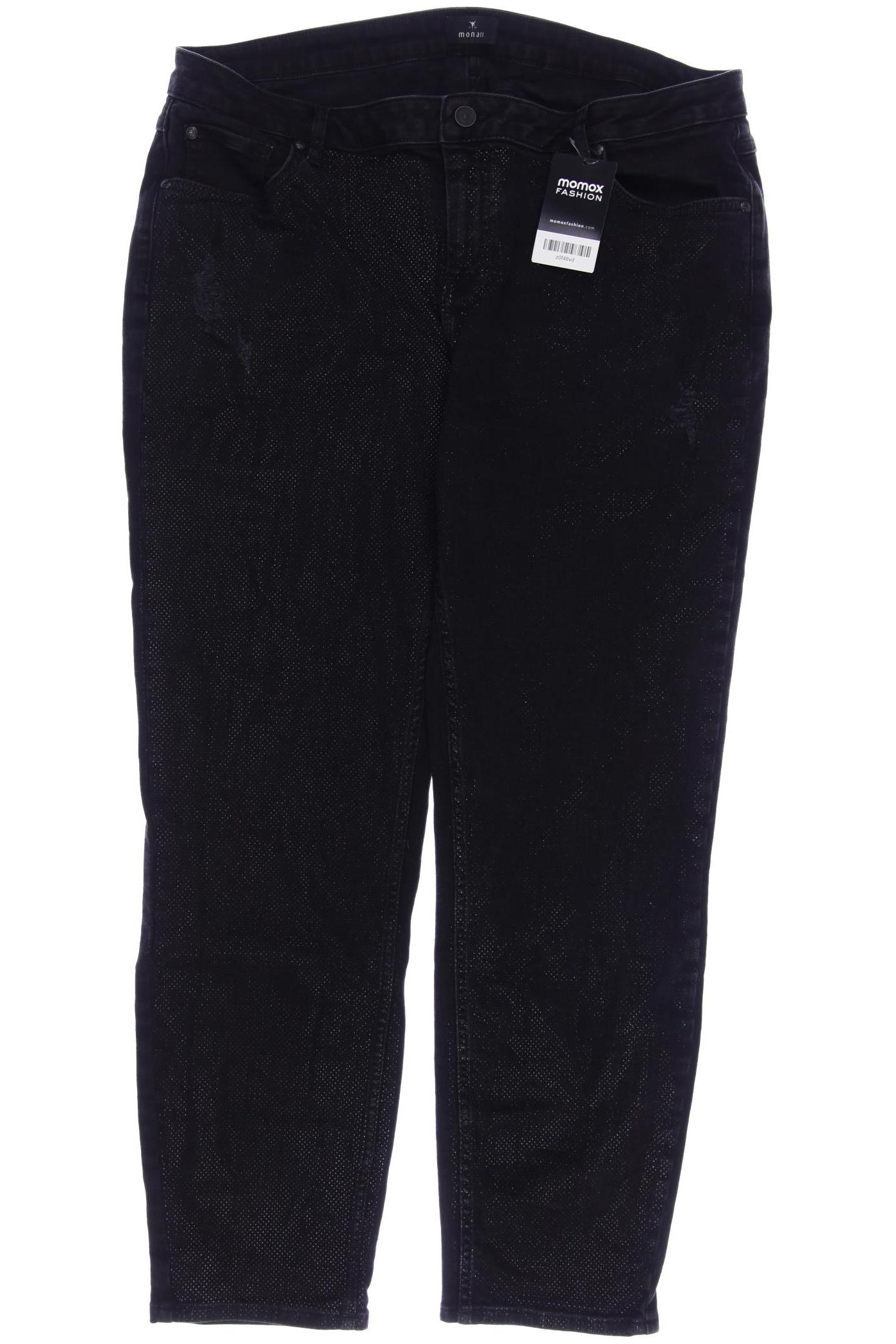 

monari Damen Jeans, schwarz, Gr. 46