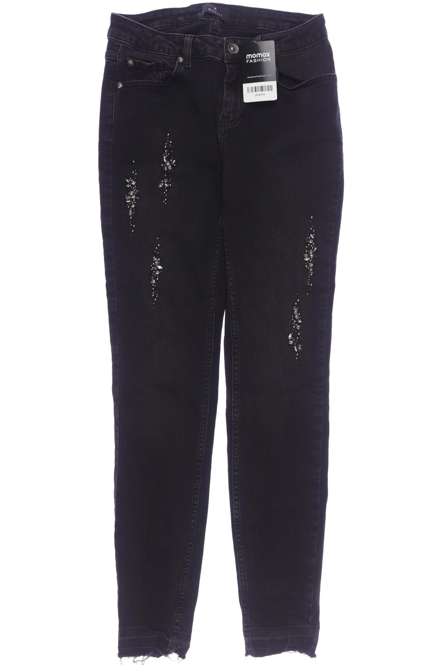 

monari Damen Jeans, schwarz, Gr. 34