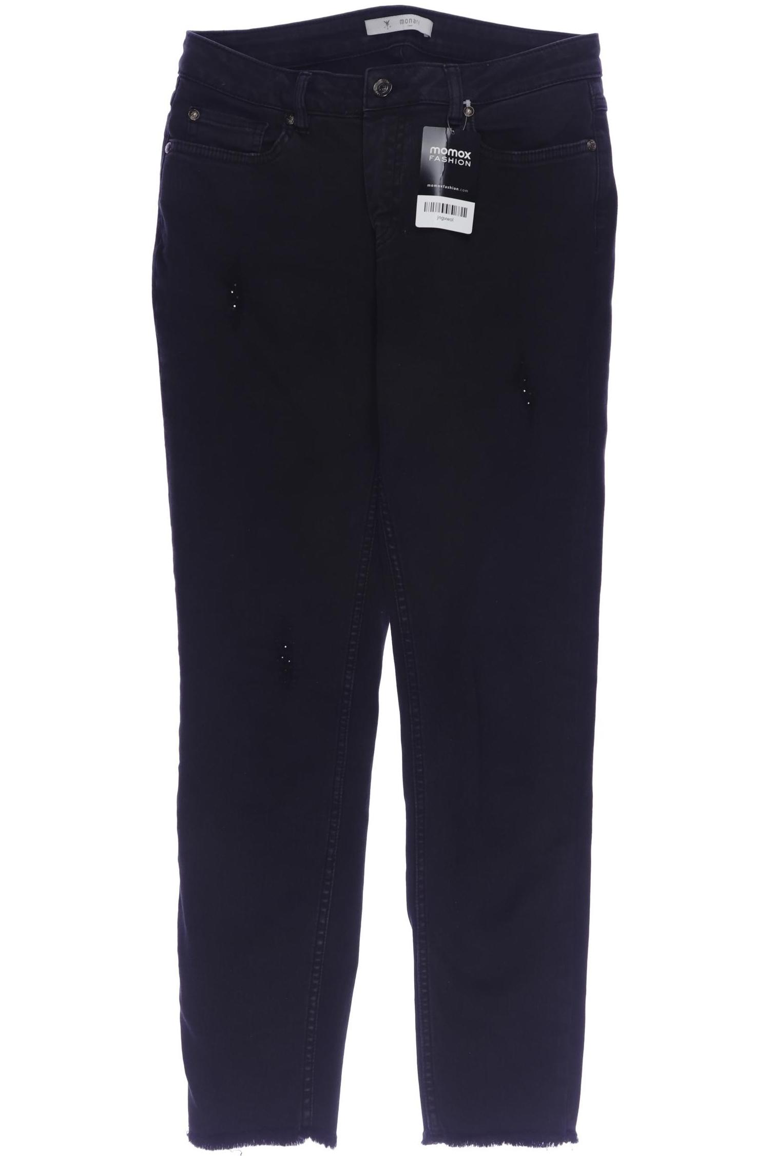 

monari Damen Jeans, schwarz, Gr. 38