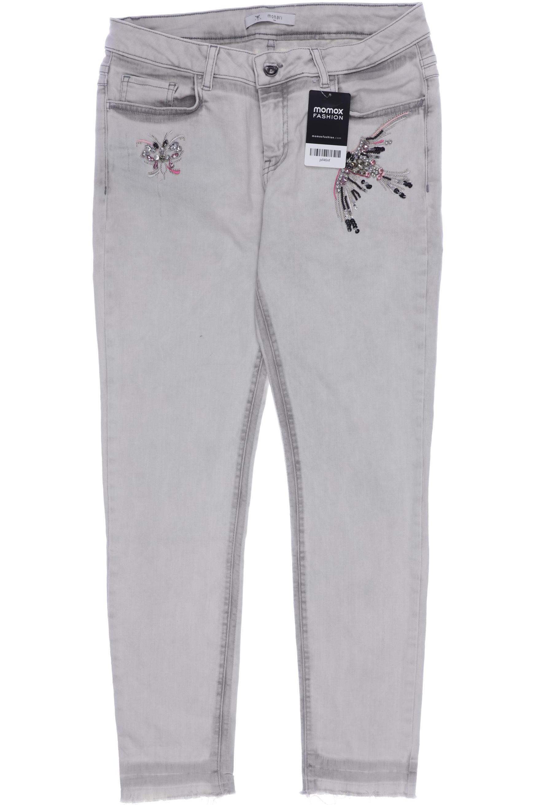 

monari Damen Jeans, cremeweiß, Gr. 38