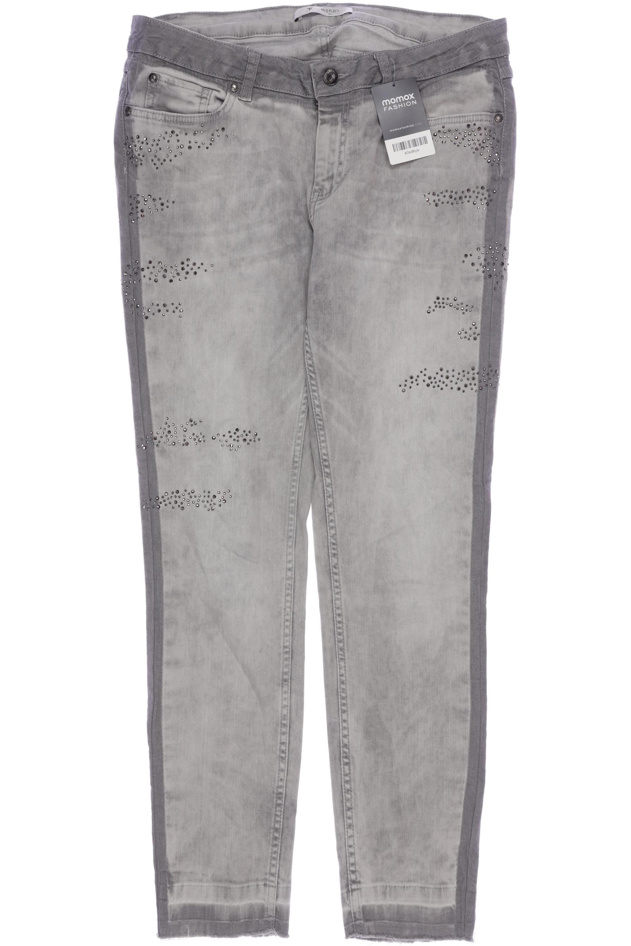 

monari Damen Jeans, grau, Gr. 40