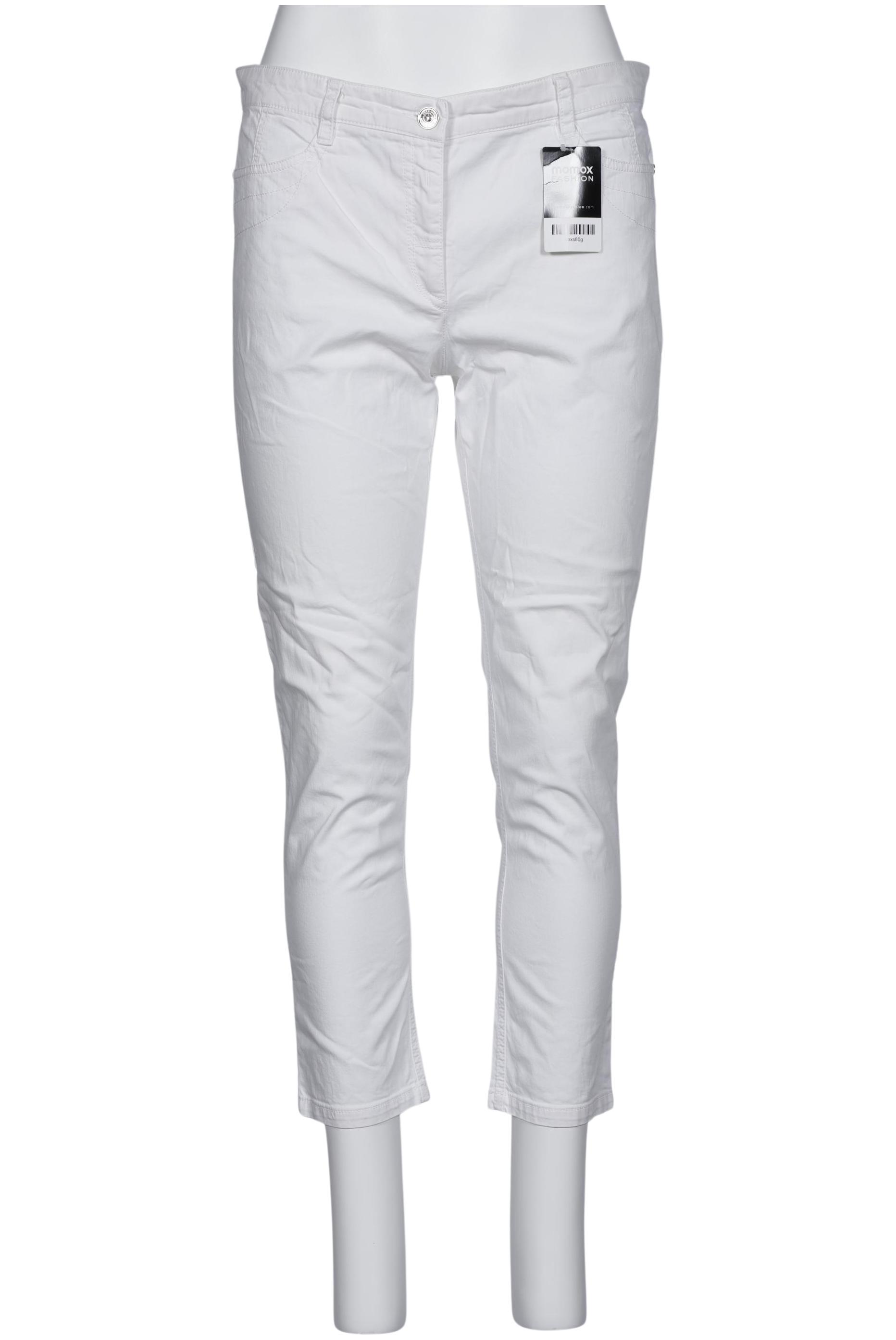 

monari Damen Jeans, weiß, Gr. 35