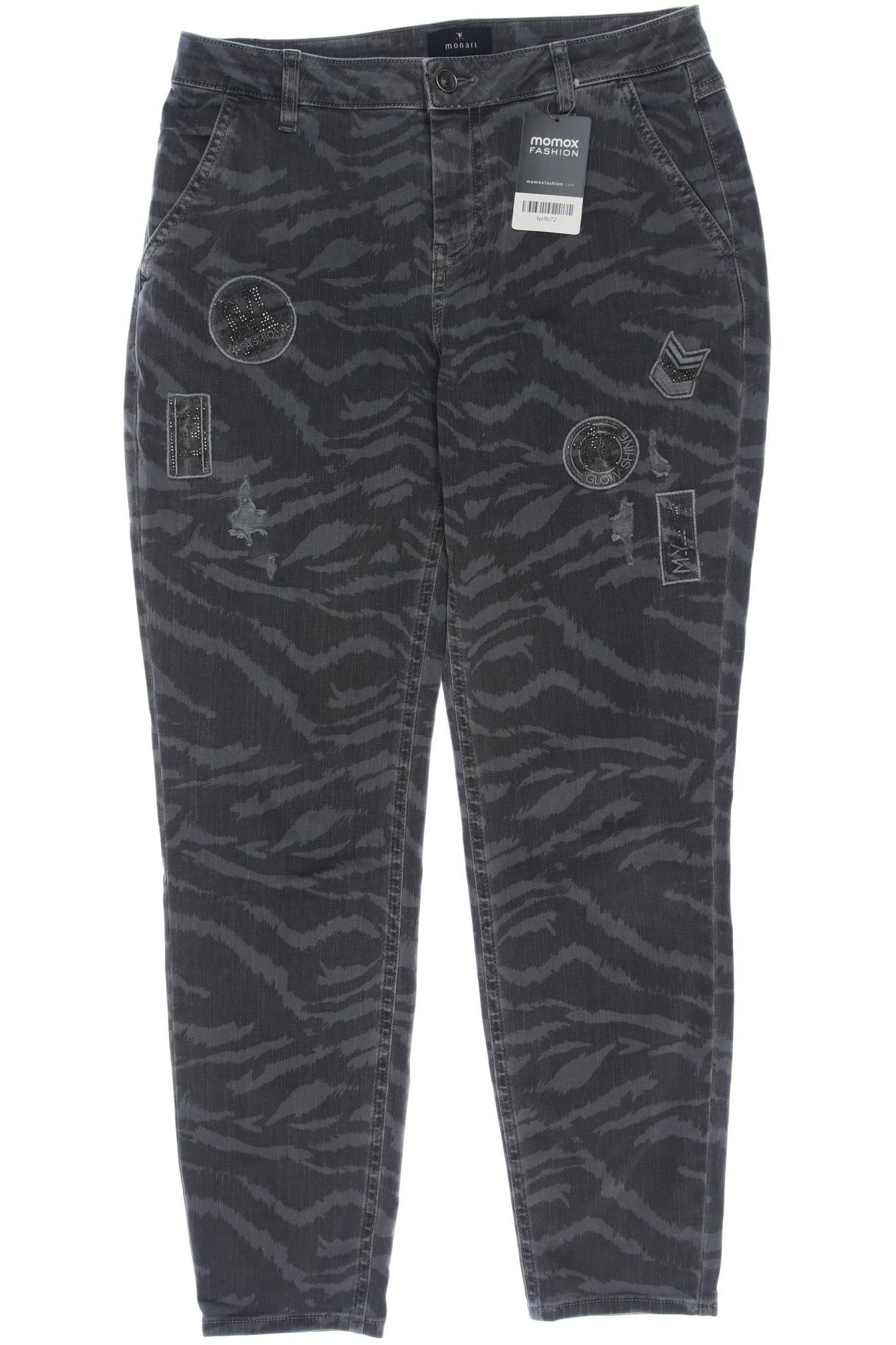 

monari Damen Jeans, grau, Gr. 36