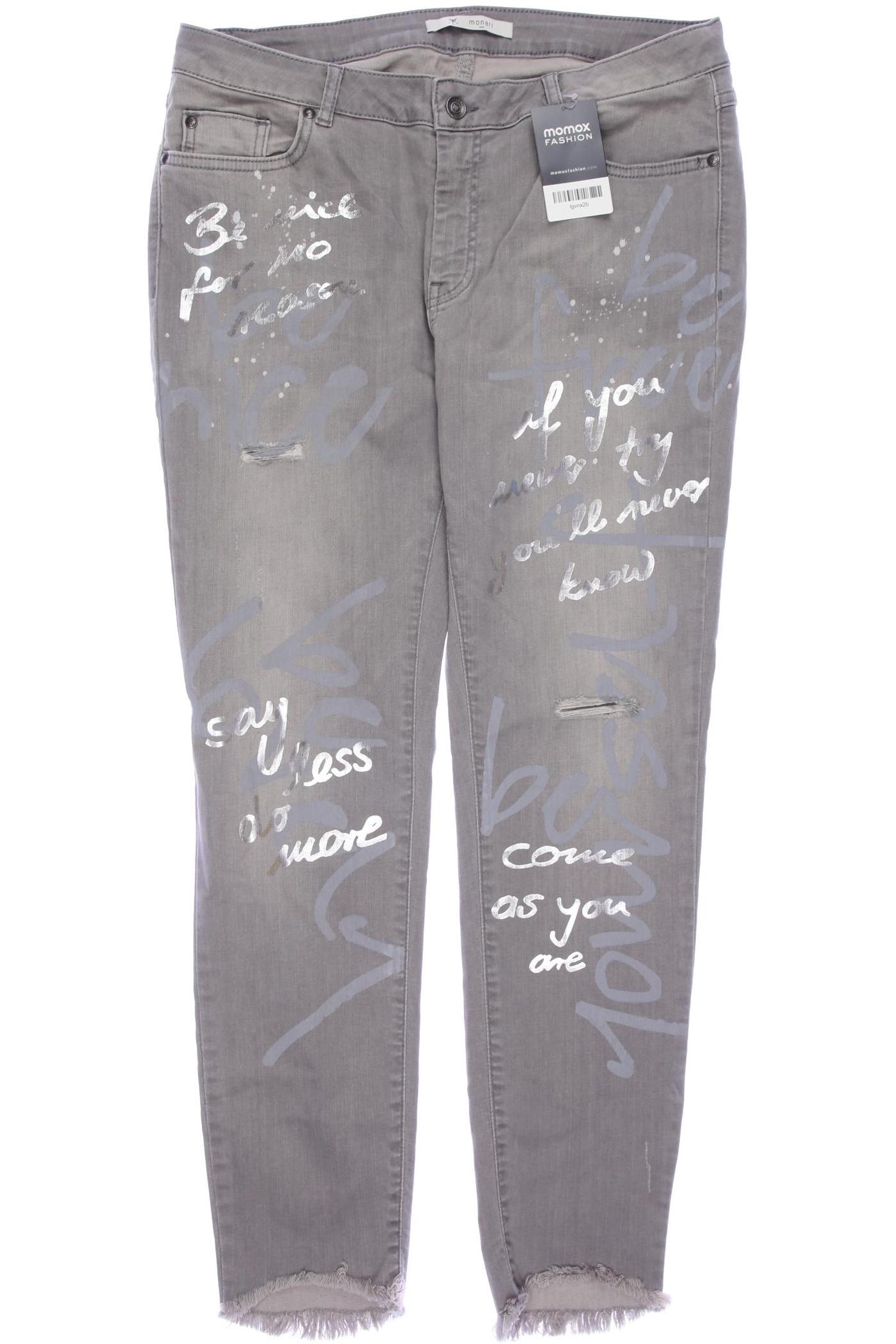 

monari Damen Jeans, grau, Gr. 34