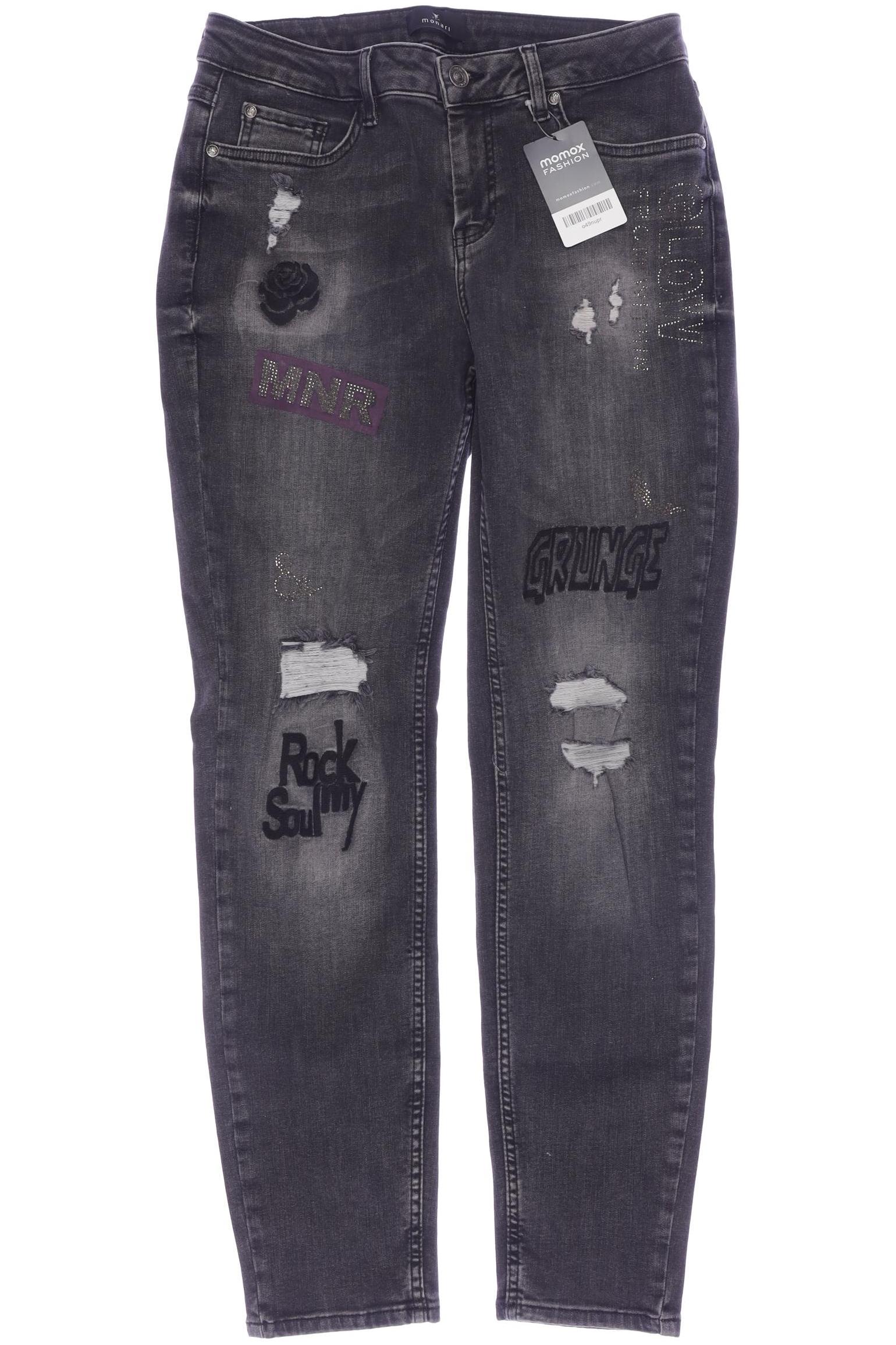 

monari Damen Jeans, grau, Gr. 38