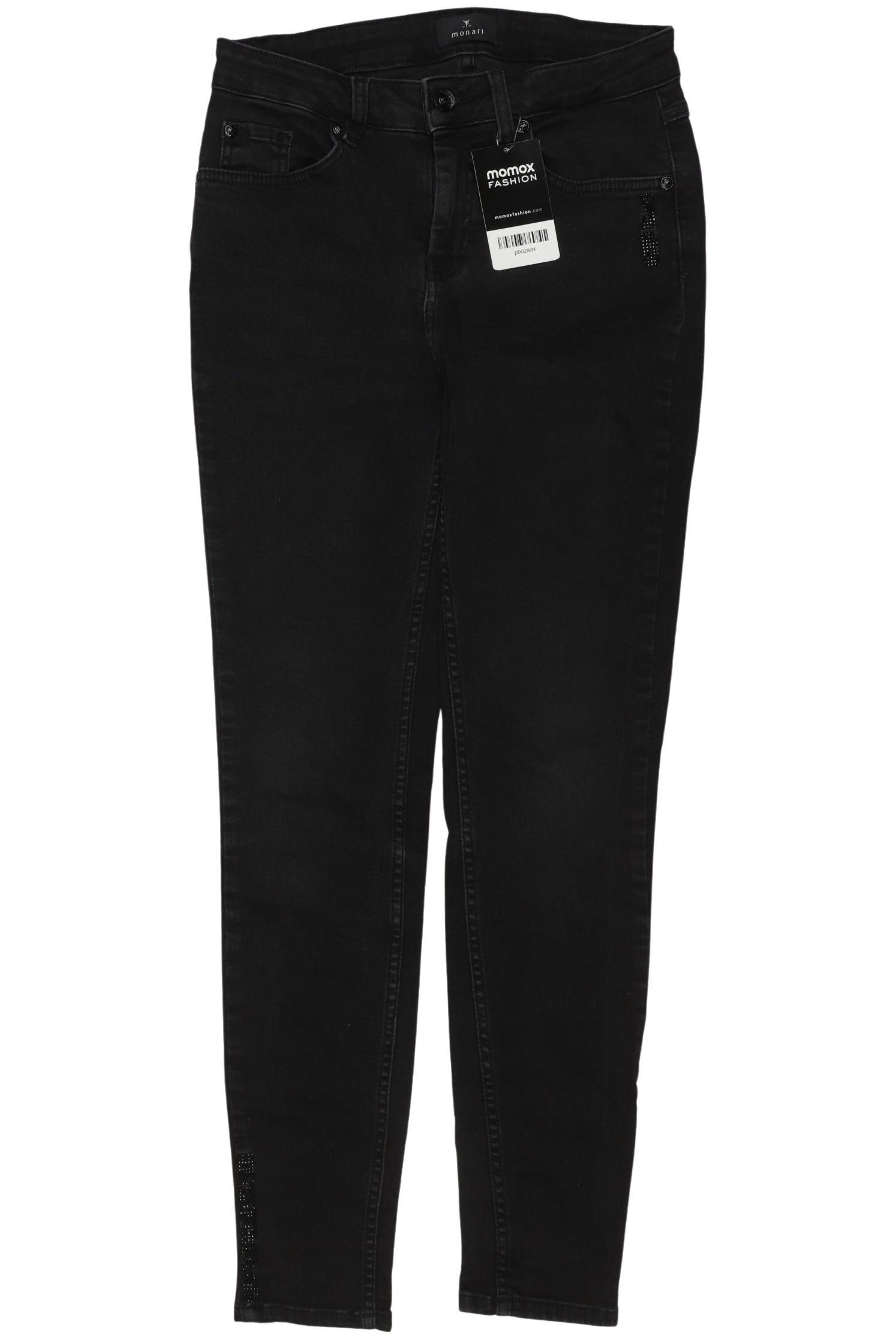 

monari Damen Jeans, schwarz, Gr. 26