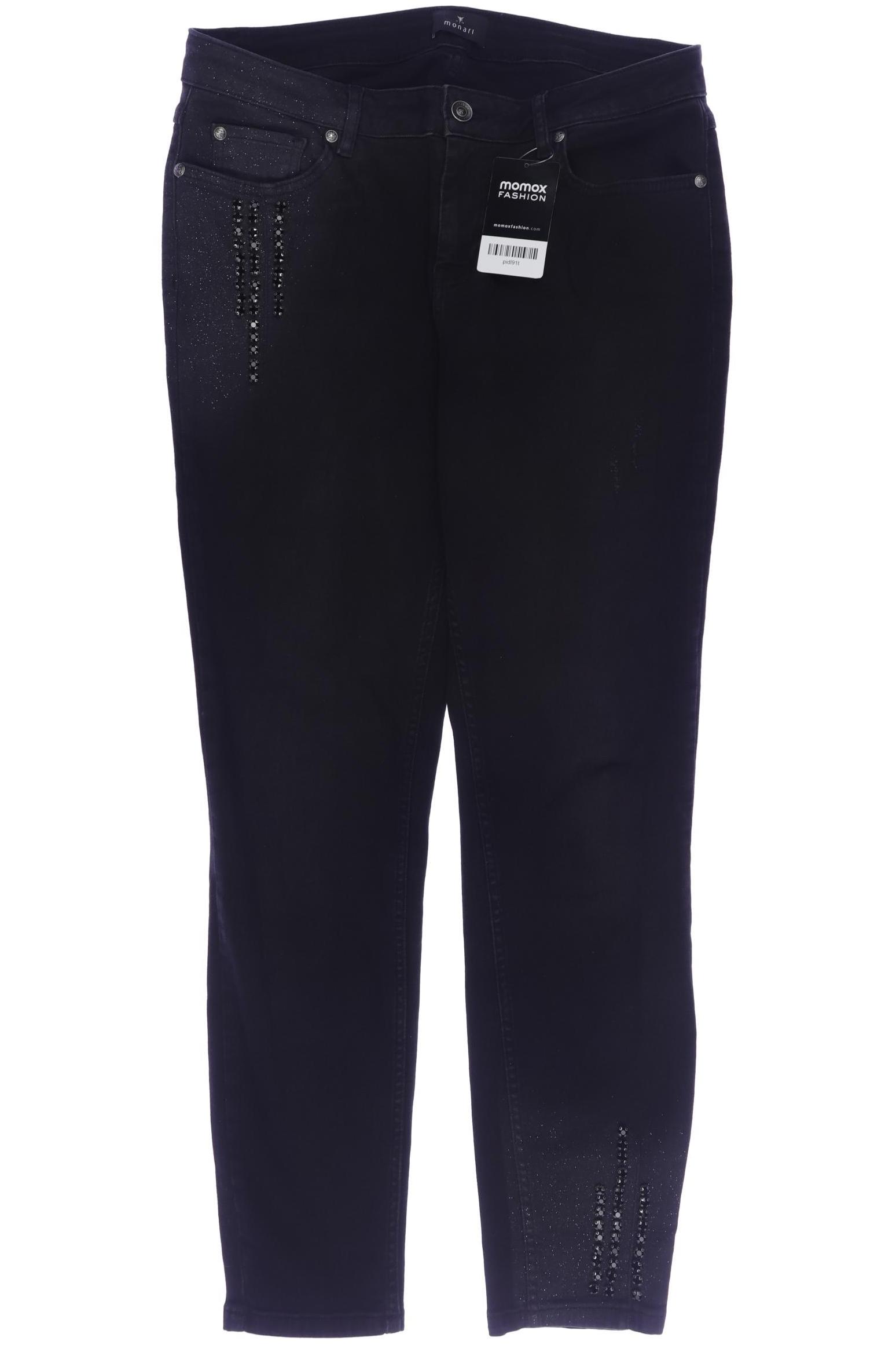 

monari Damen Jeans, schwarz, Gr. 31