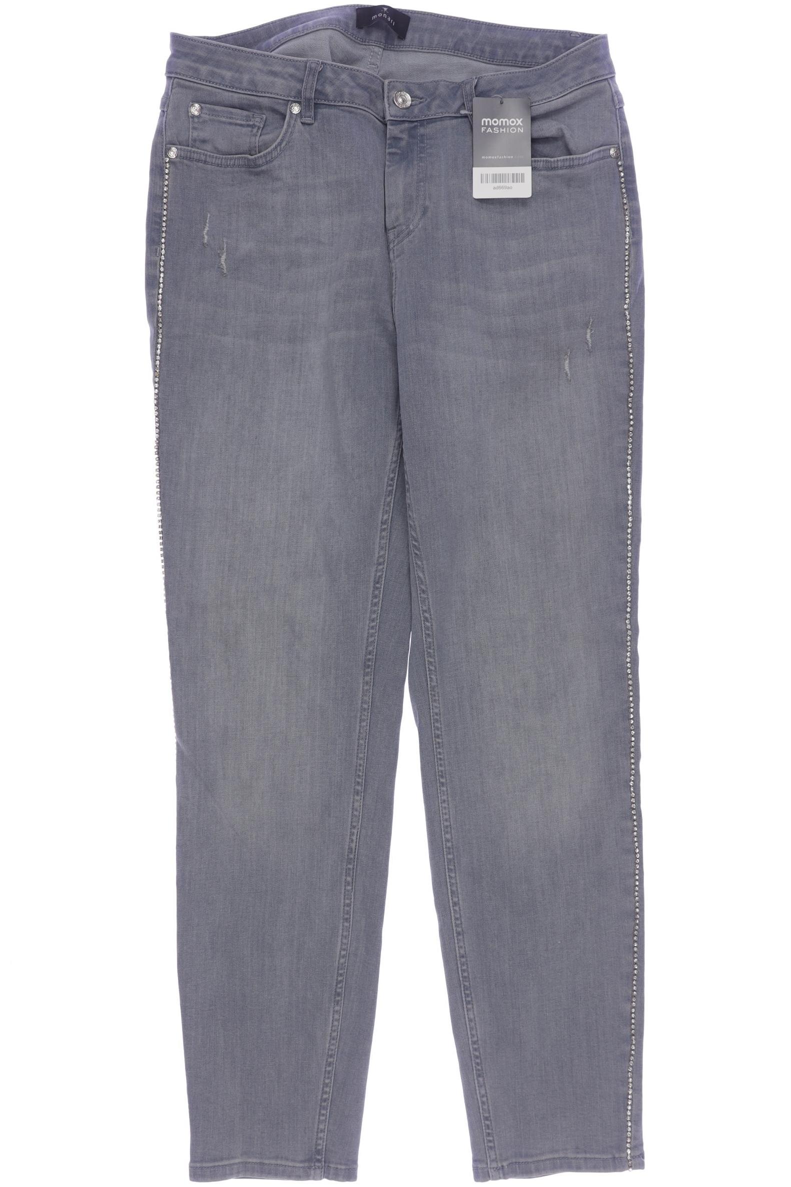

monari Damen Jeans, grau, Gr. 30