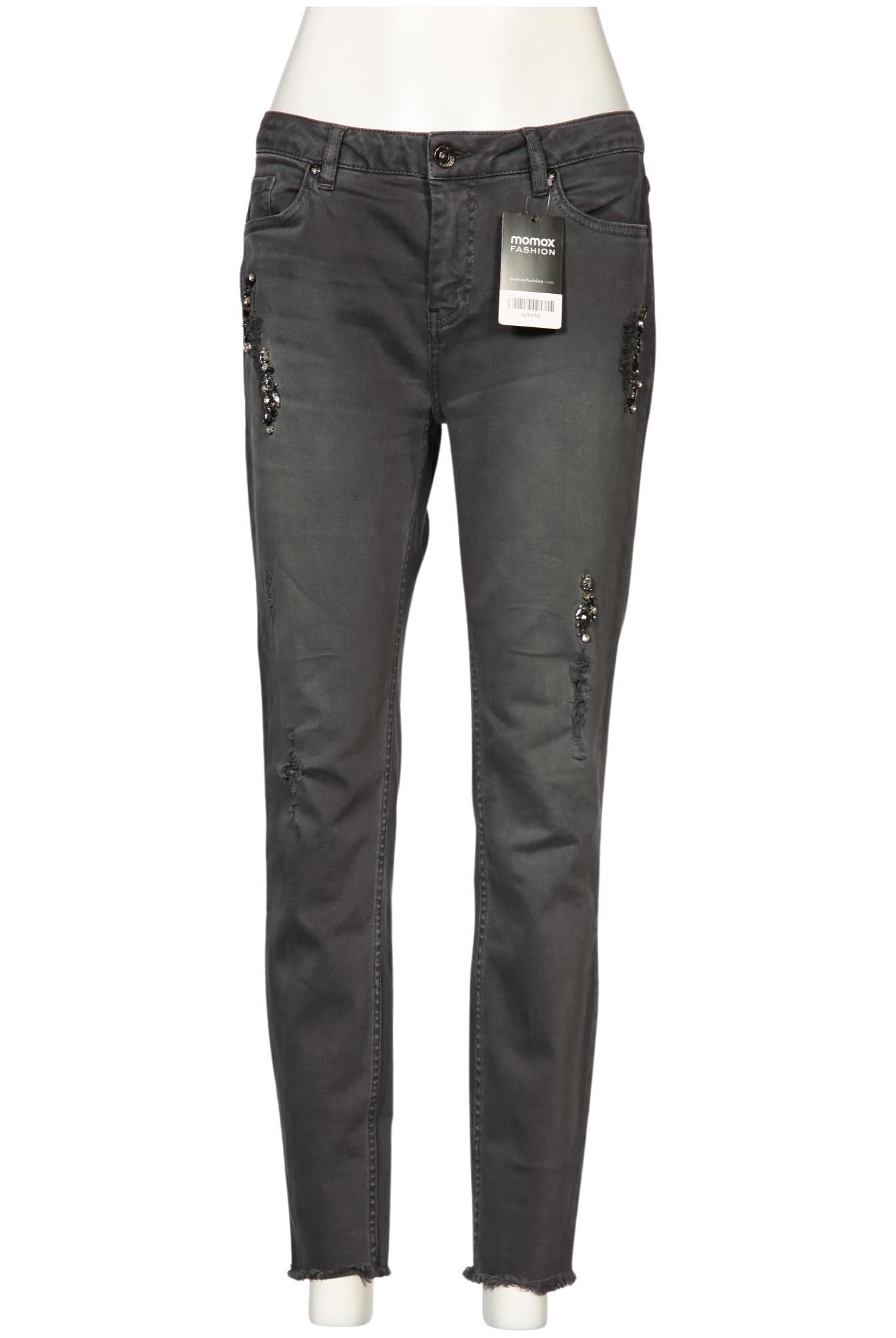 

monari Damen Jeans, grau, Gr. 38