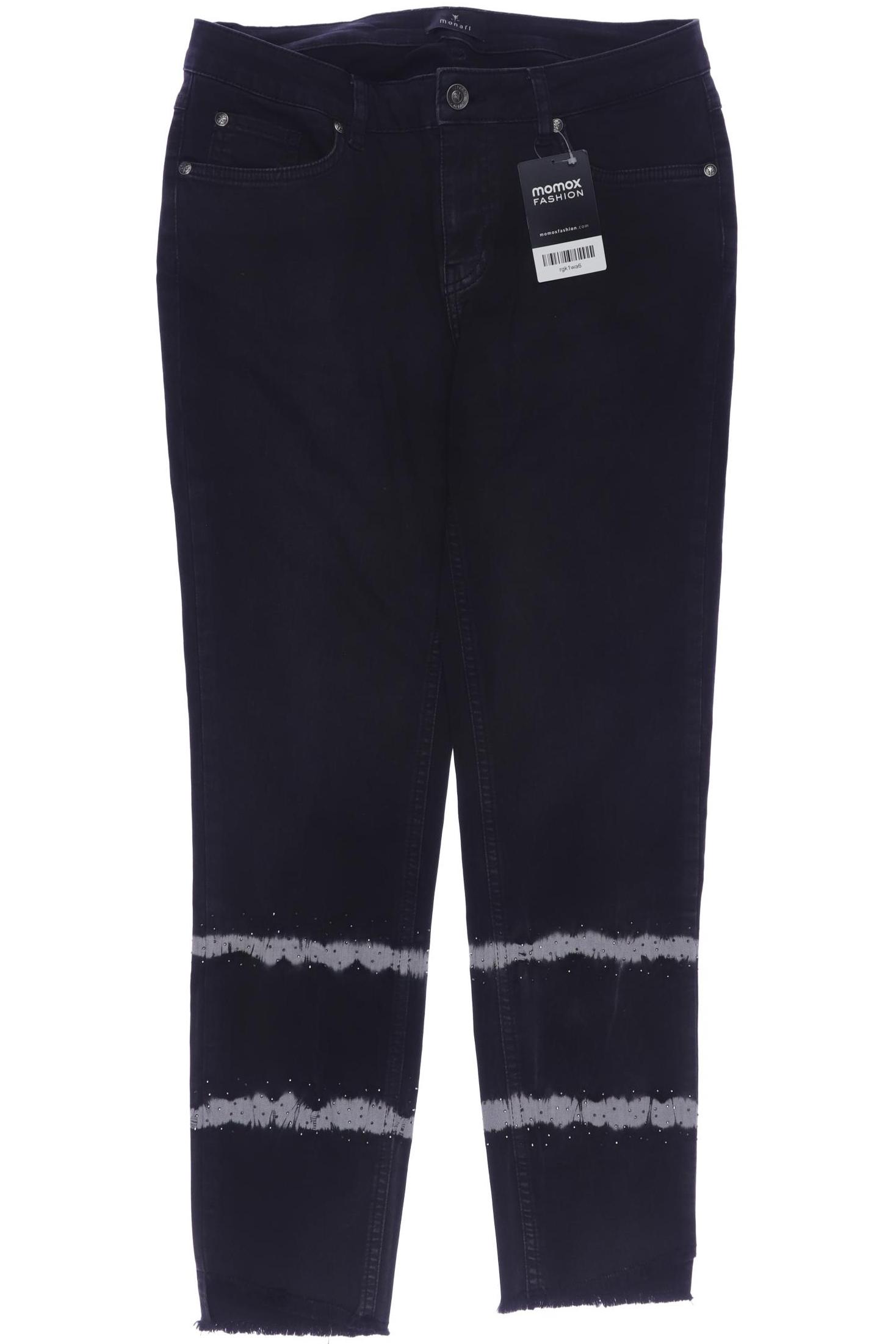 

monari Damen Jeans, schwarz, Gr. 38