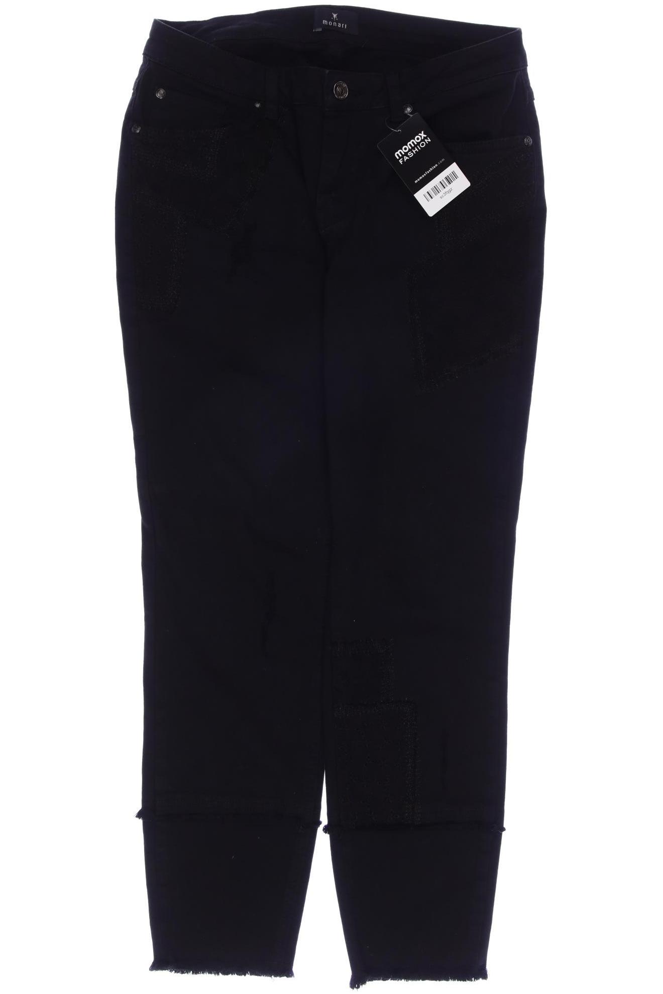 

monari Damen Jeans, schwarz, Gr. 38