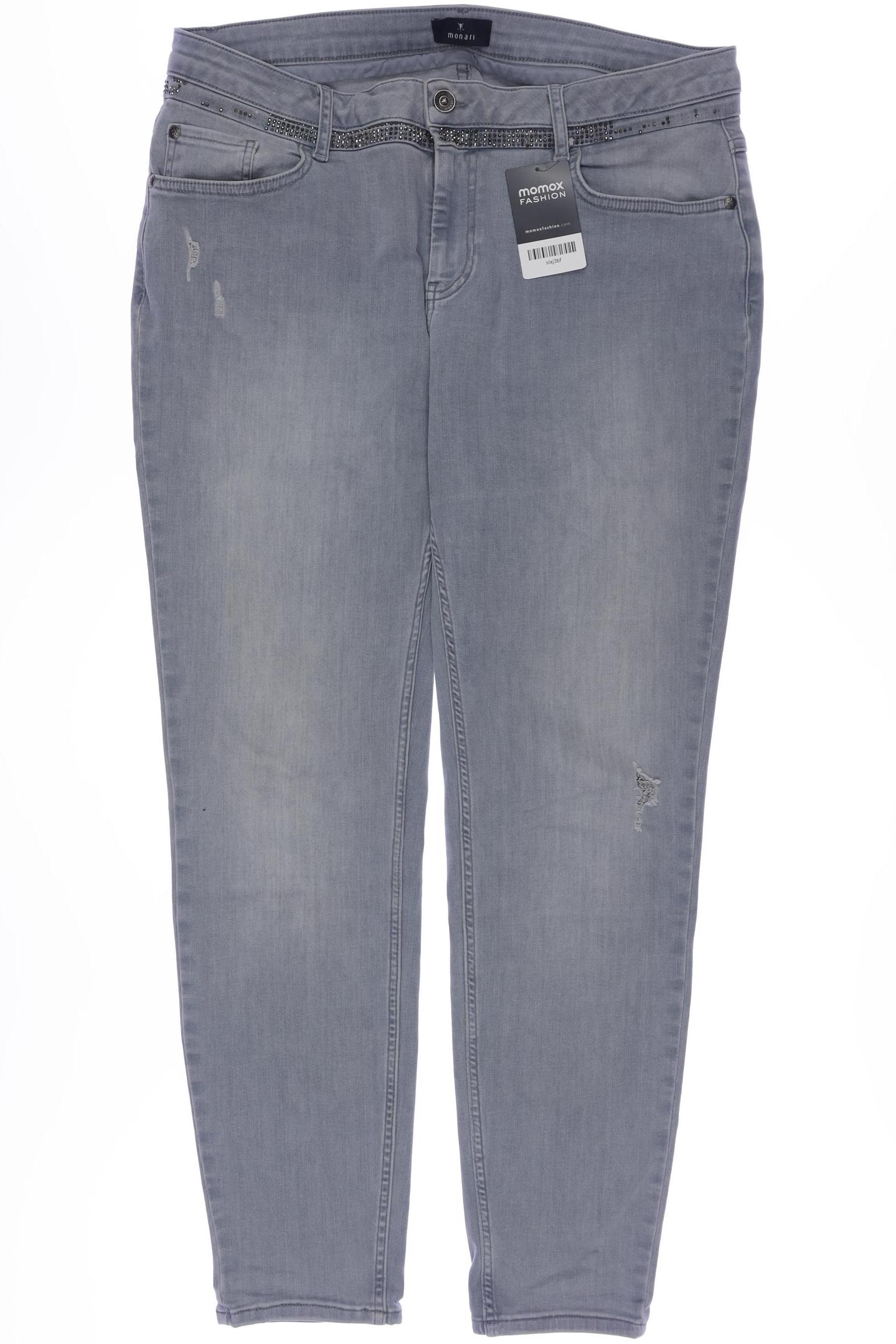 

monari Damen Jeans, grau, Gr. 35
