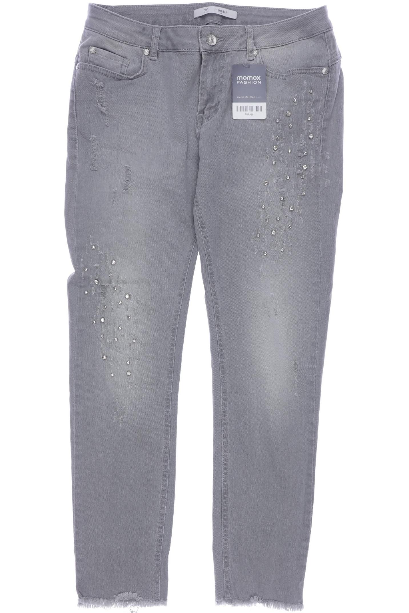 

monari Damen Jeans, grau, Gr. 38