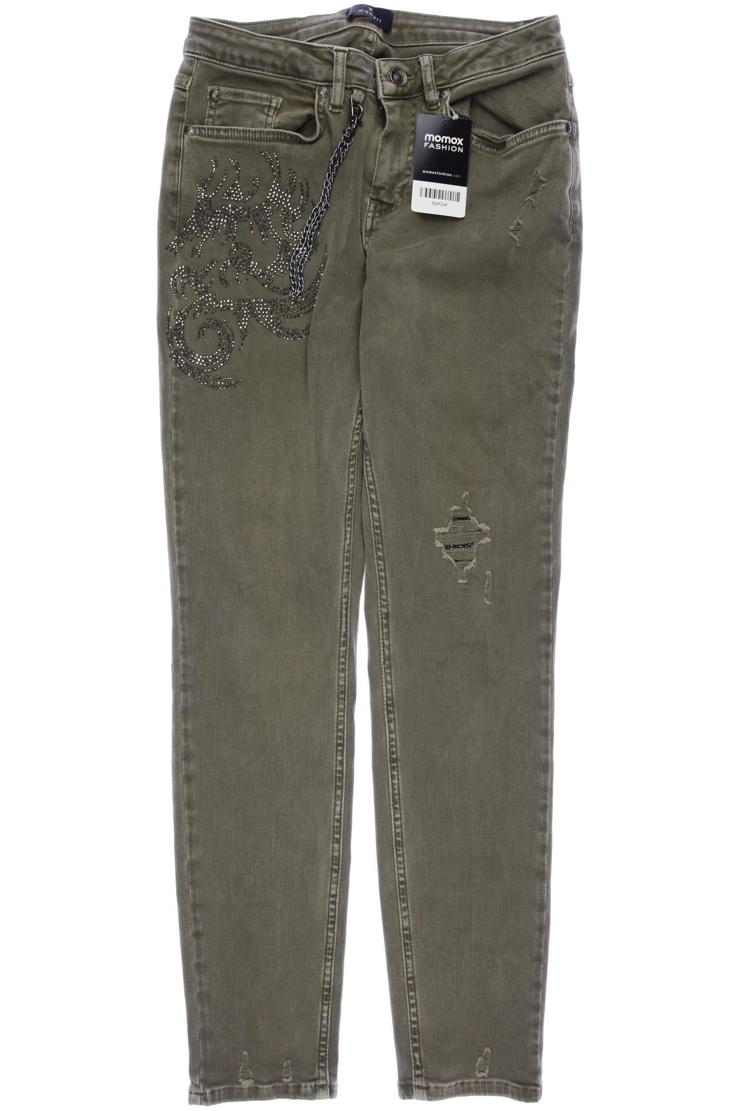 

monari Damen Jeans, grün, Gr. 36