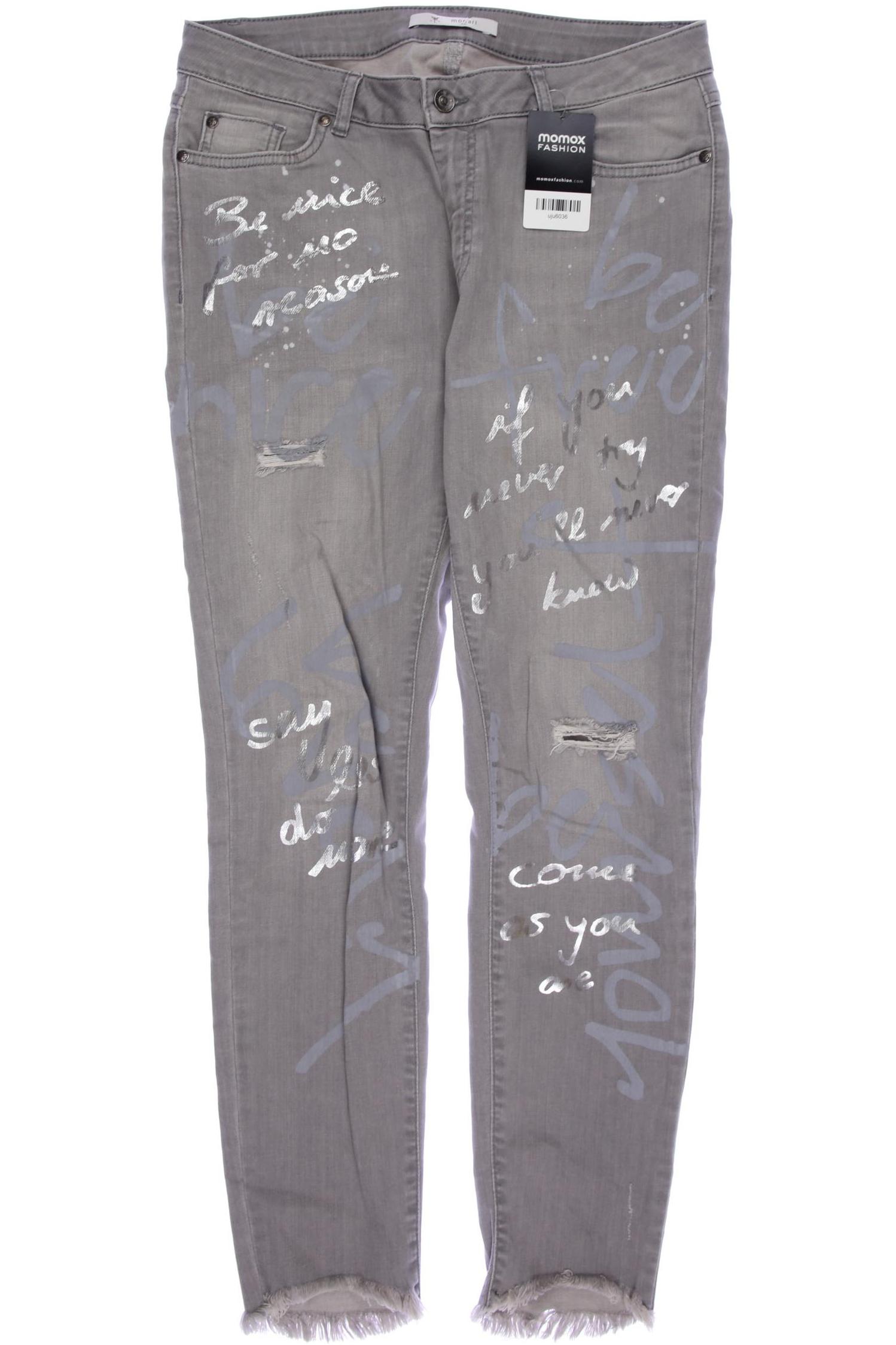 

monari Damen Jeans, grau, Gr. 40