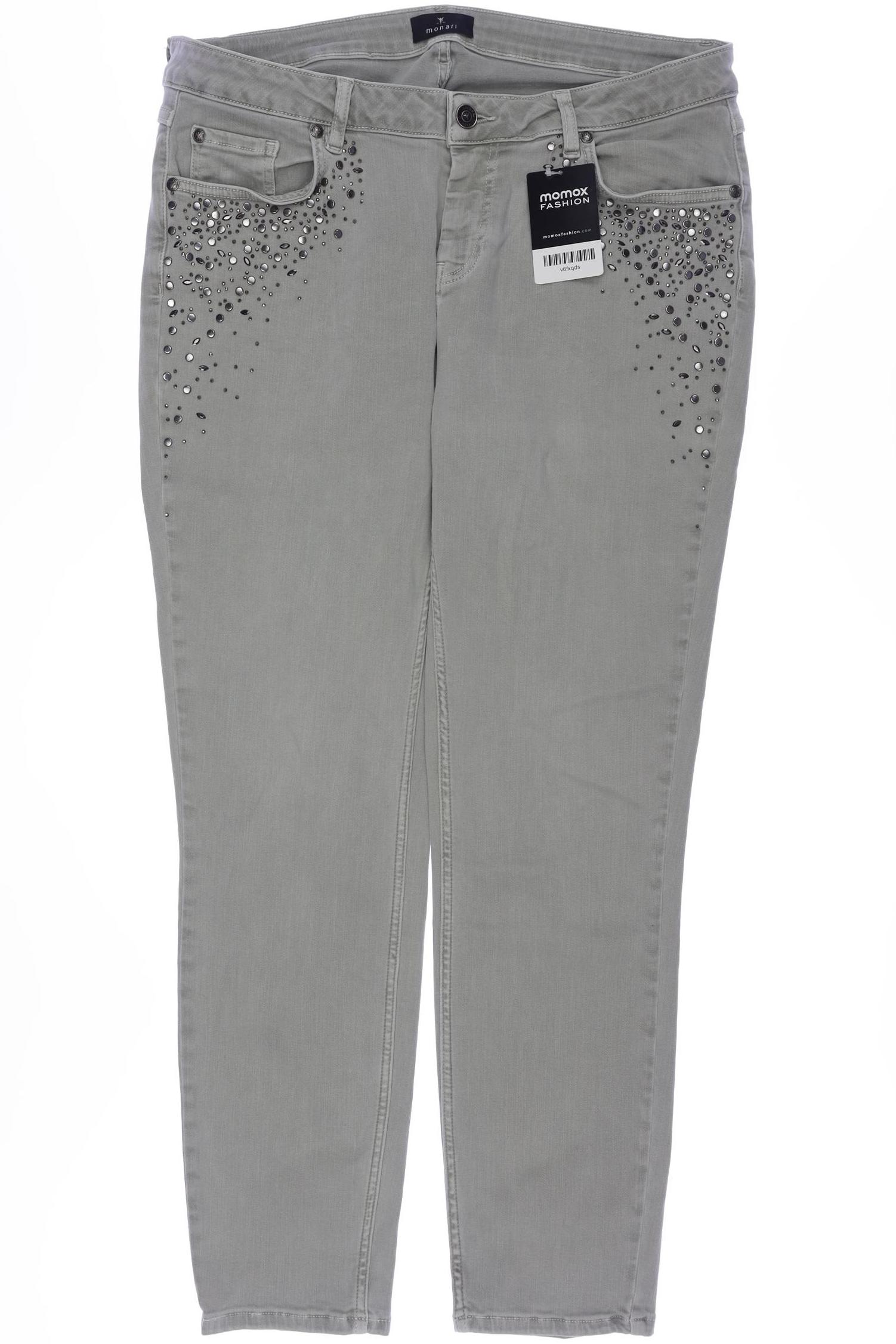 

monari Damen Jeans, hellgrün, Gr. 42