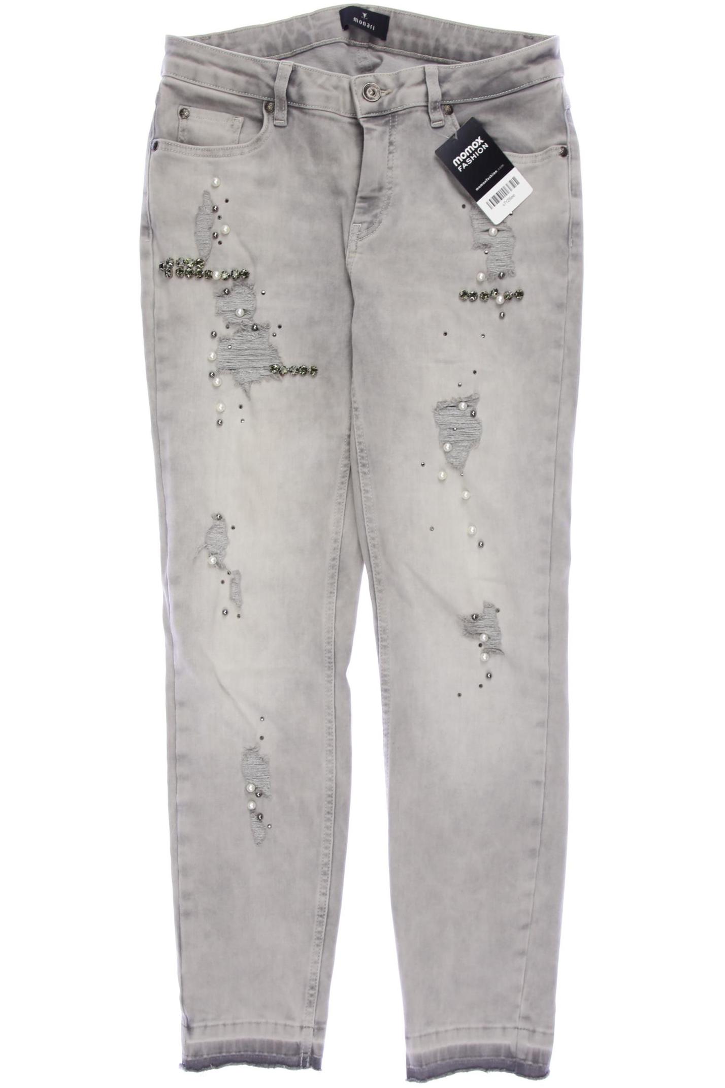 

monari Damen Jeans, grau, Gr. 36