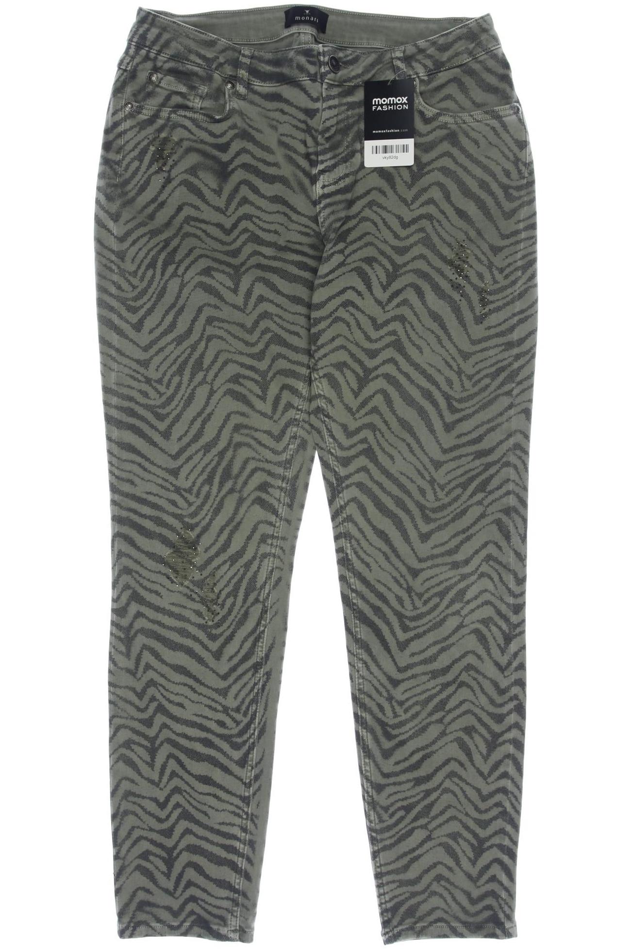 

monari Damen Jeans, grün, Gr. 40