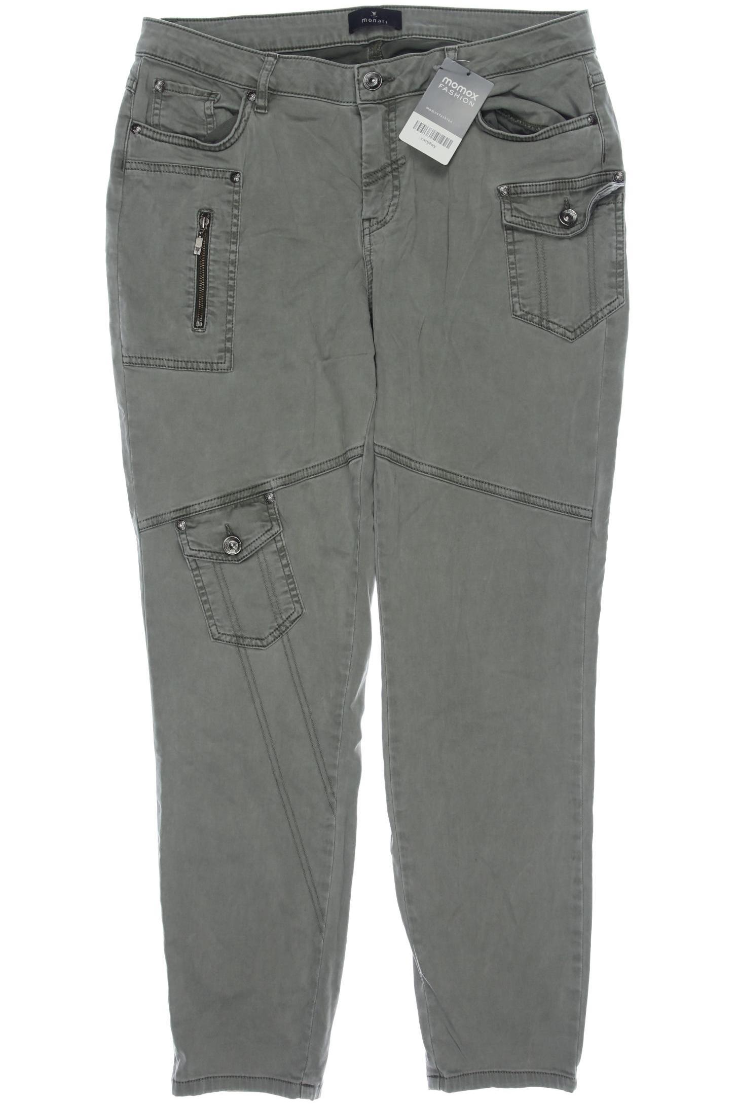 

monari Damen Jeans, grün, Gr. 40