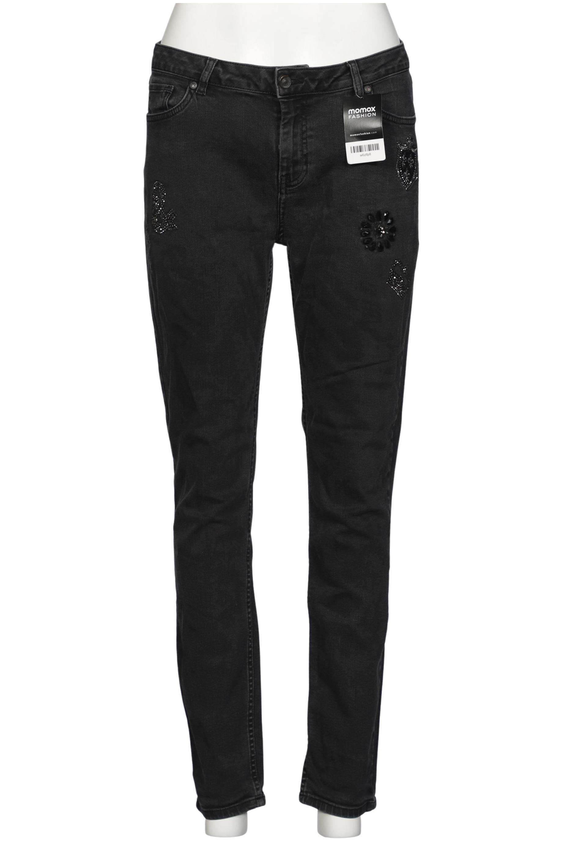 

monari Damen Jeans, schwarz, Gr. 42