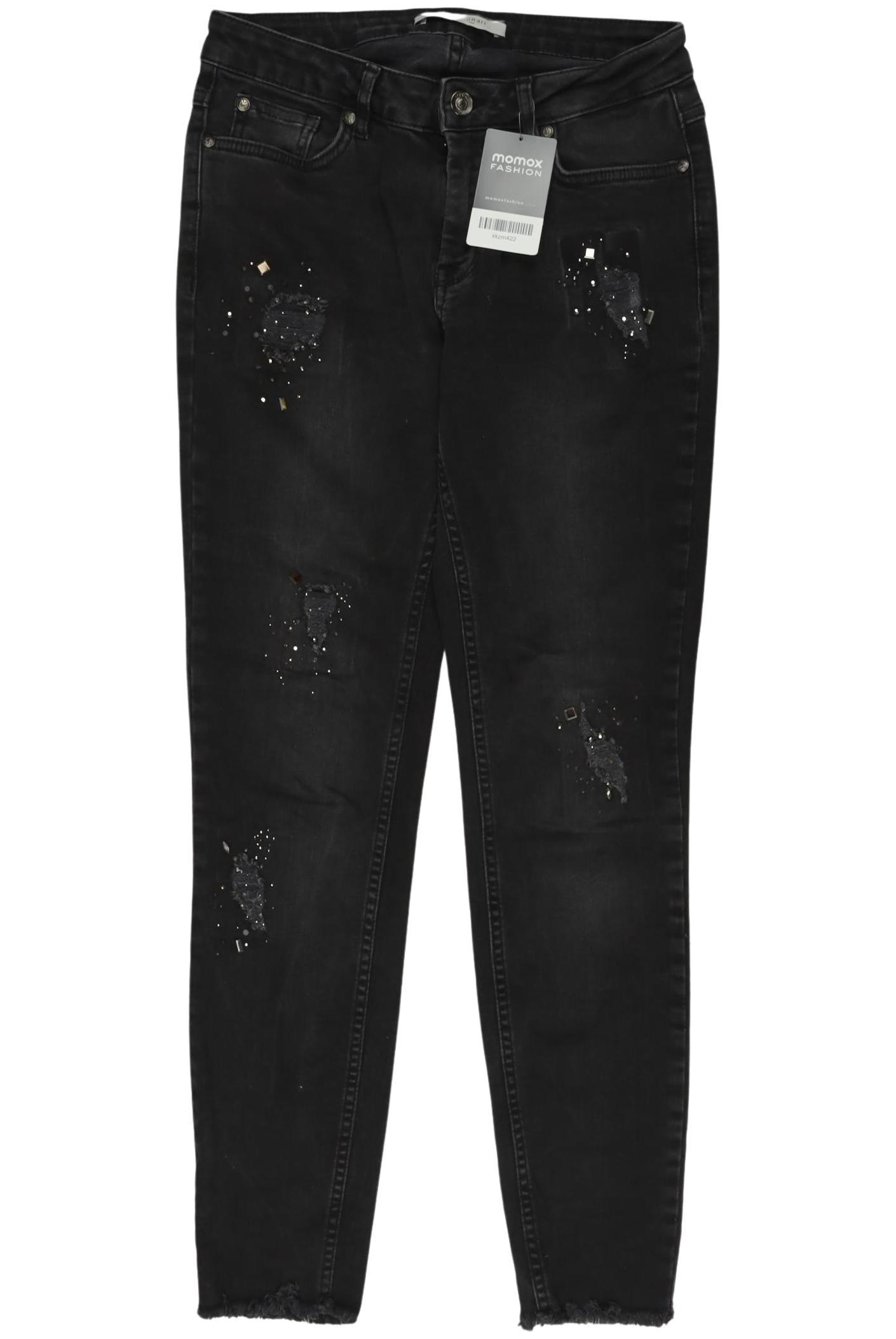 

monari Damen Jeans, schwarz, Gr. 36