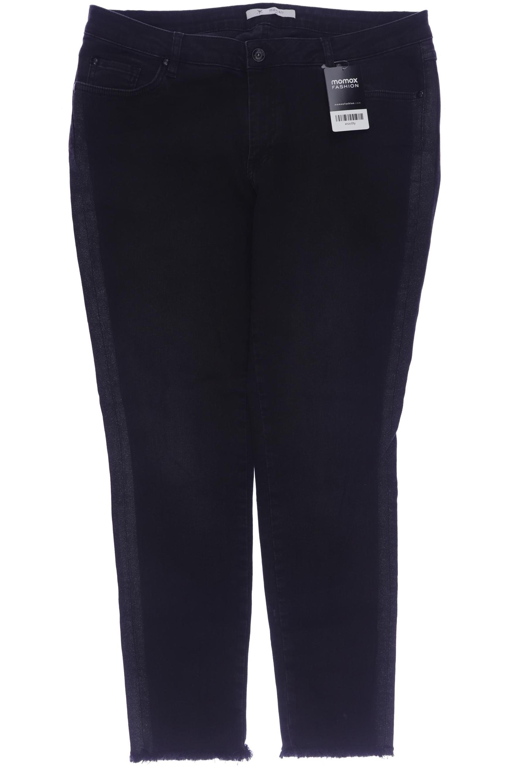 

monari Damen Jeans, schwarz, Gr. 44