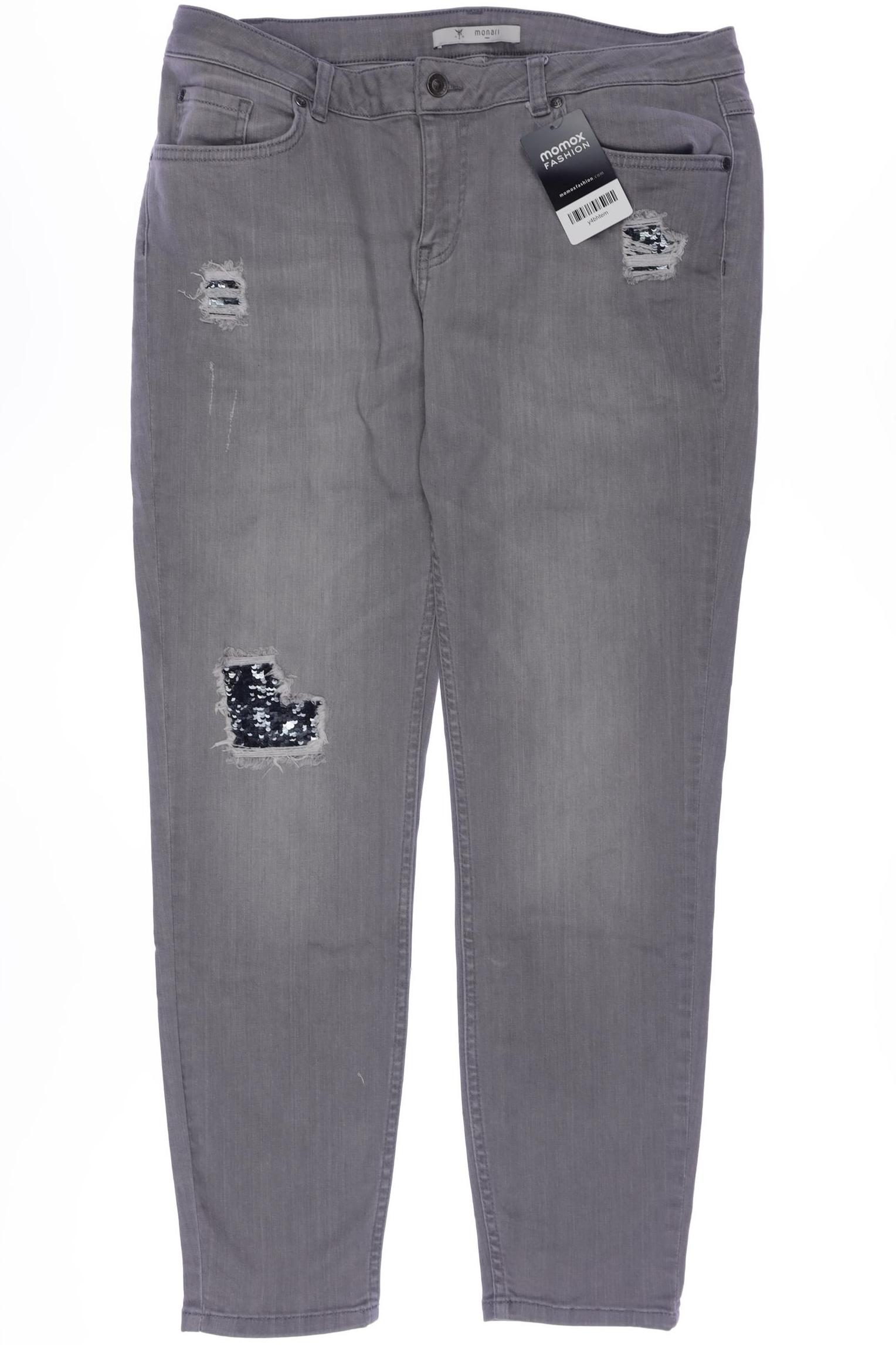 

monari Damen Jeans, grau, Gr. 34