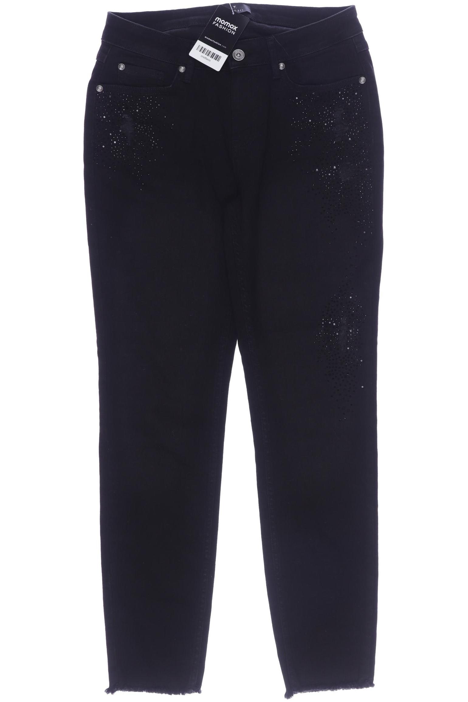 

monari Damen Jeans, schwarz, Gr. 40