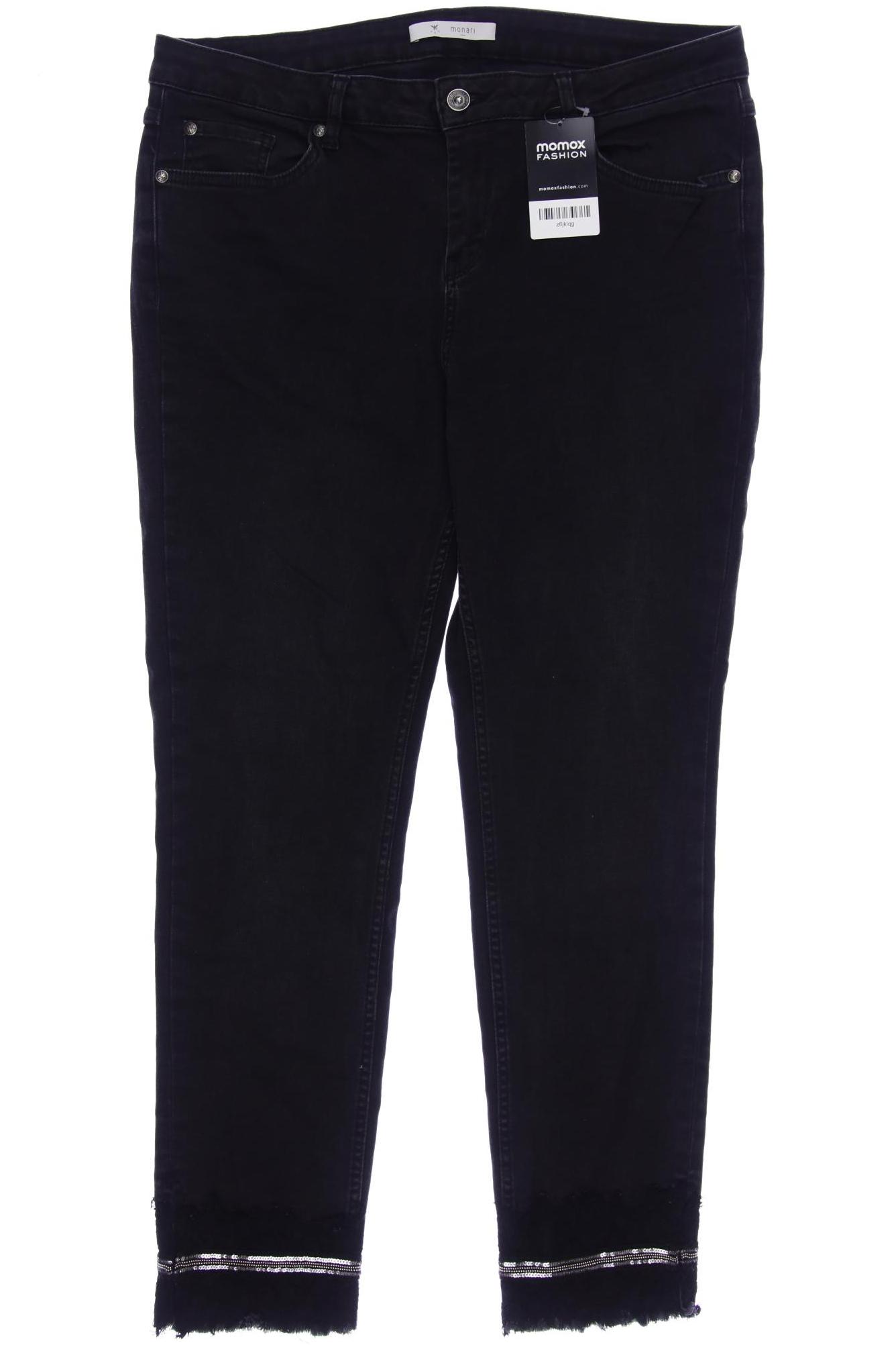 

monari Damen Jeans, schwarz