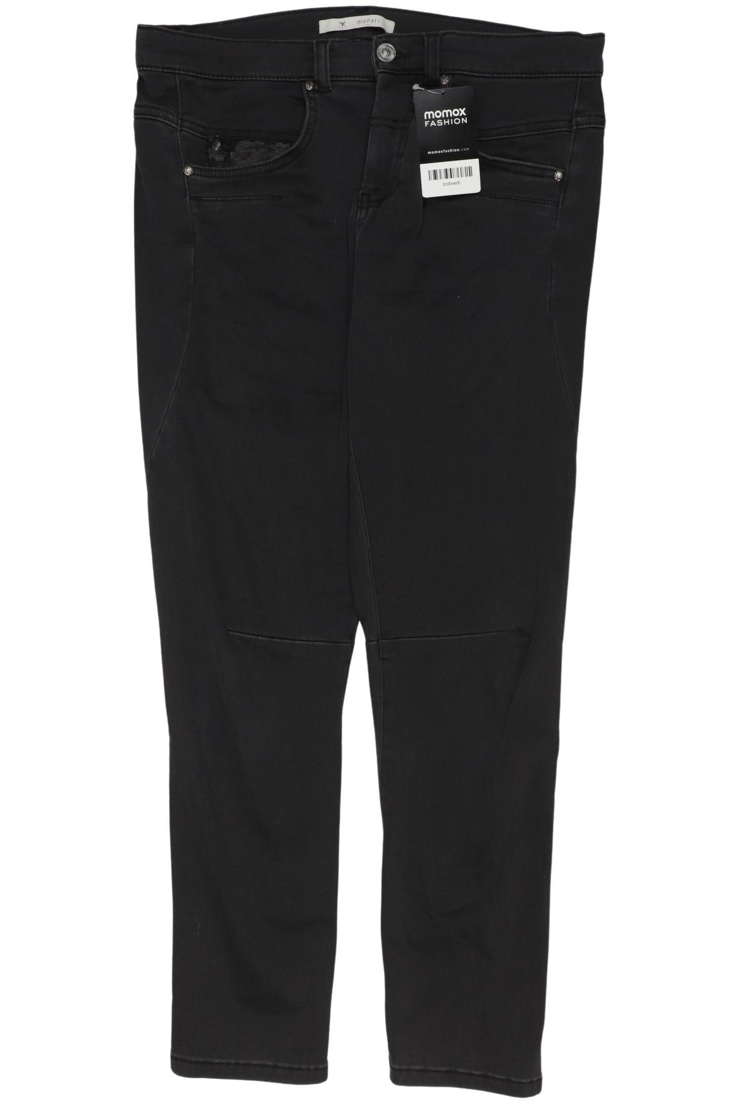 

monari Damen Jeans, schwarz, Gr. 38