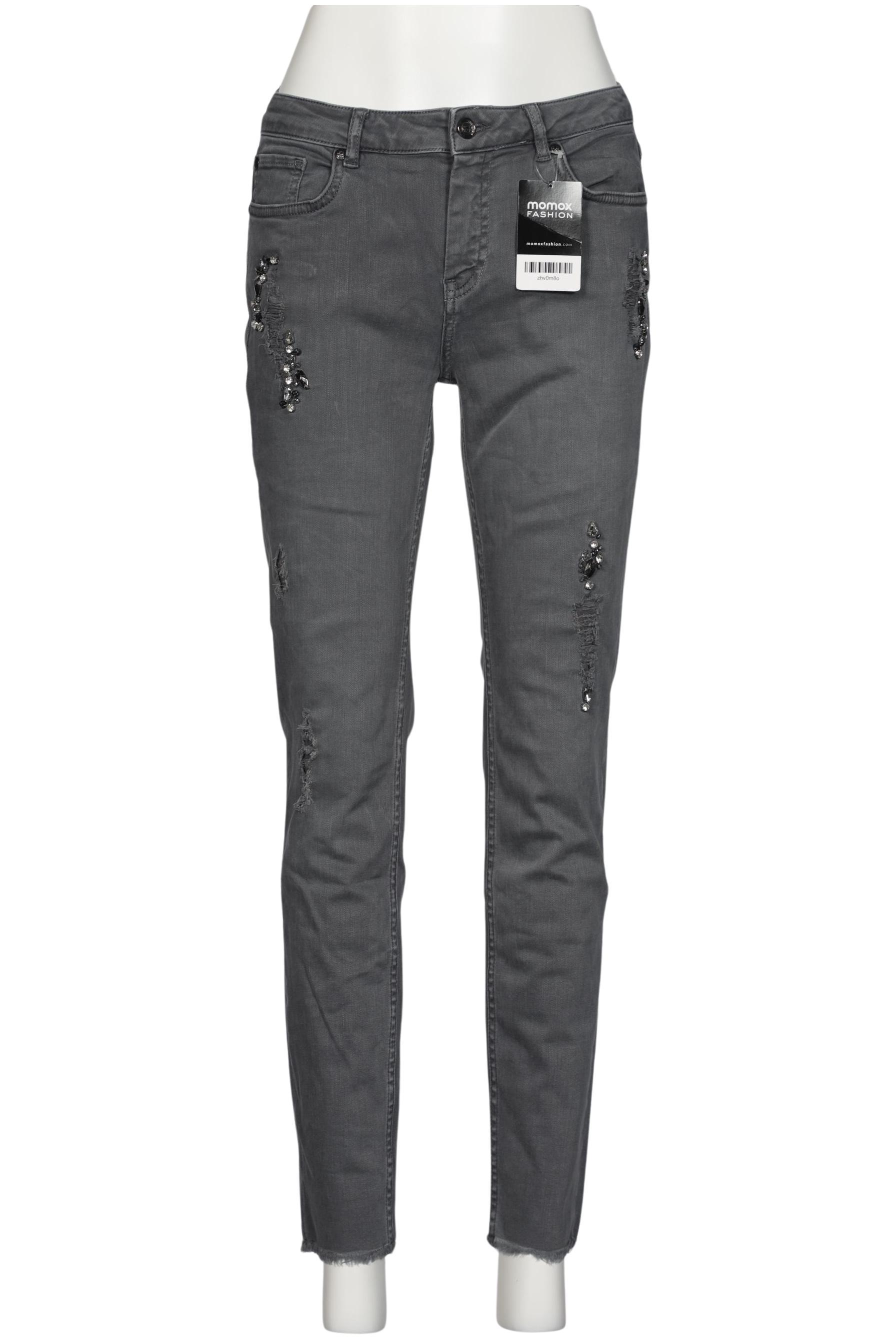 

monari Damen Jeans, grau, Gr. 38