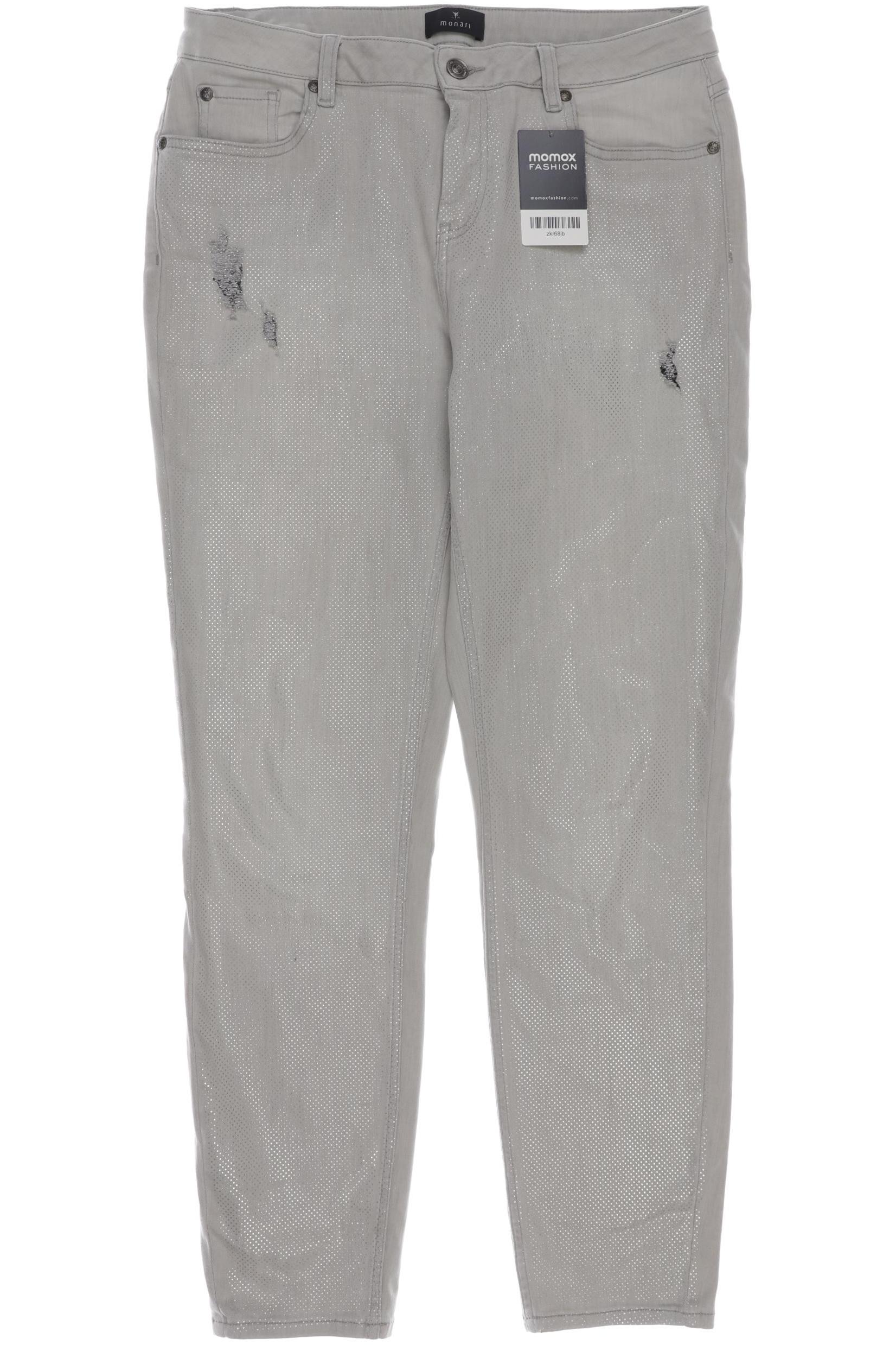 

monari Damen Jeans, grau, Gr. 40