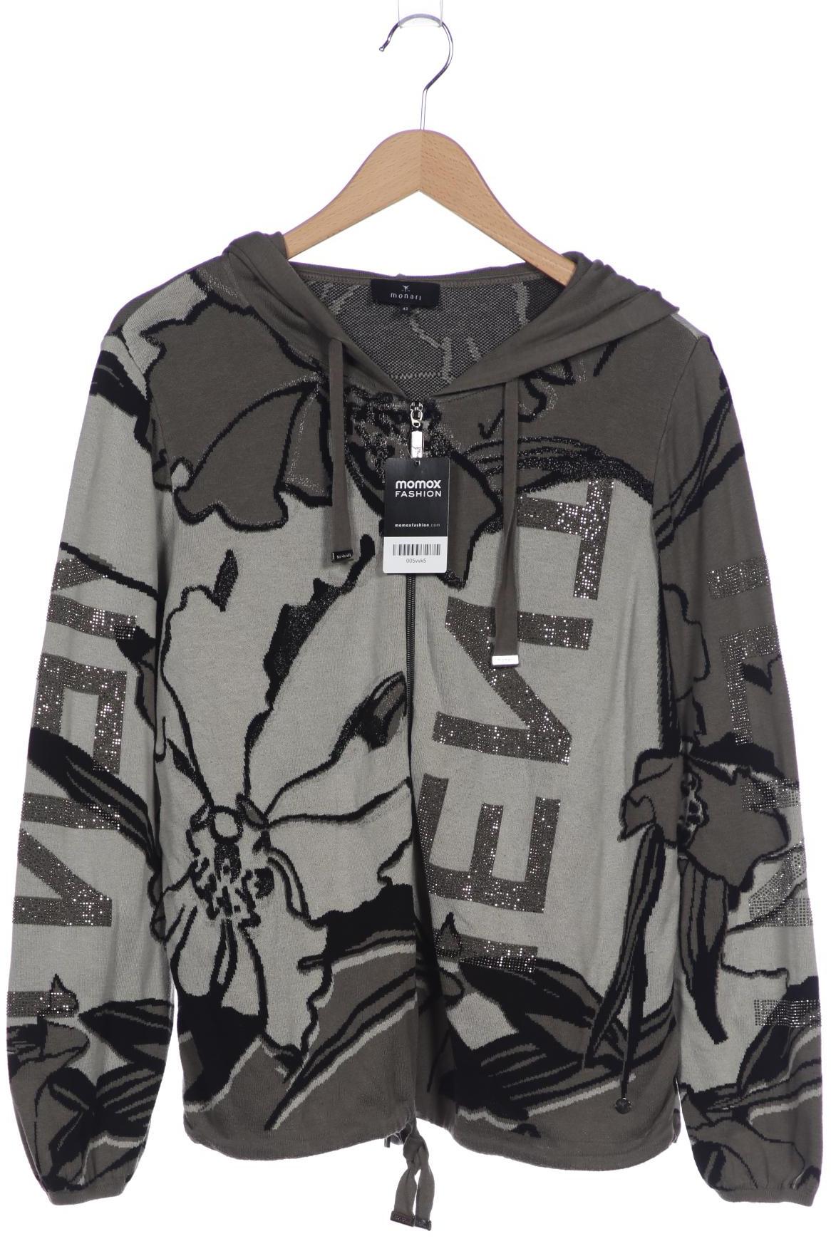 

monari Damen Kapuzenpullover, grau, Gr. 42
