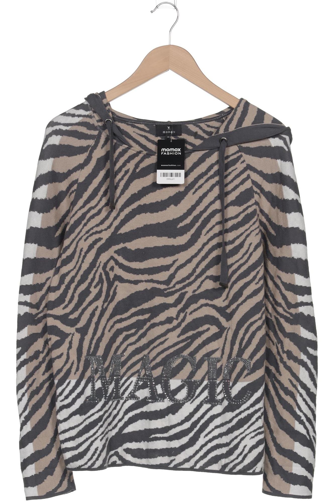 

monari Damen Kapuzenpullover, grau, Gr. 40