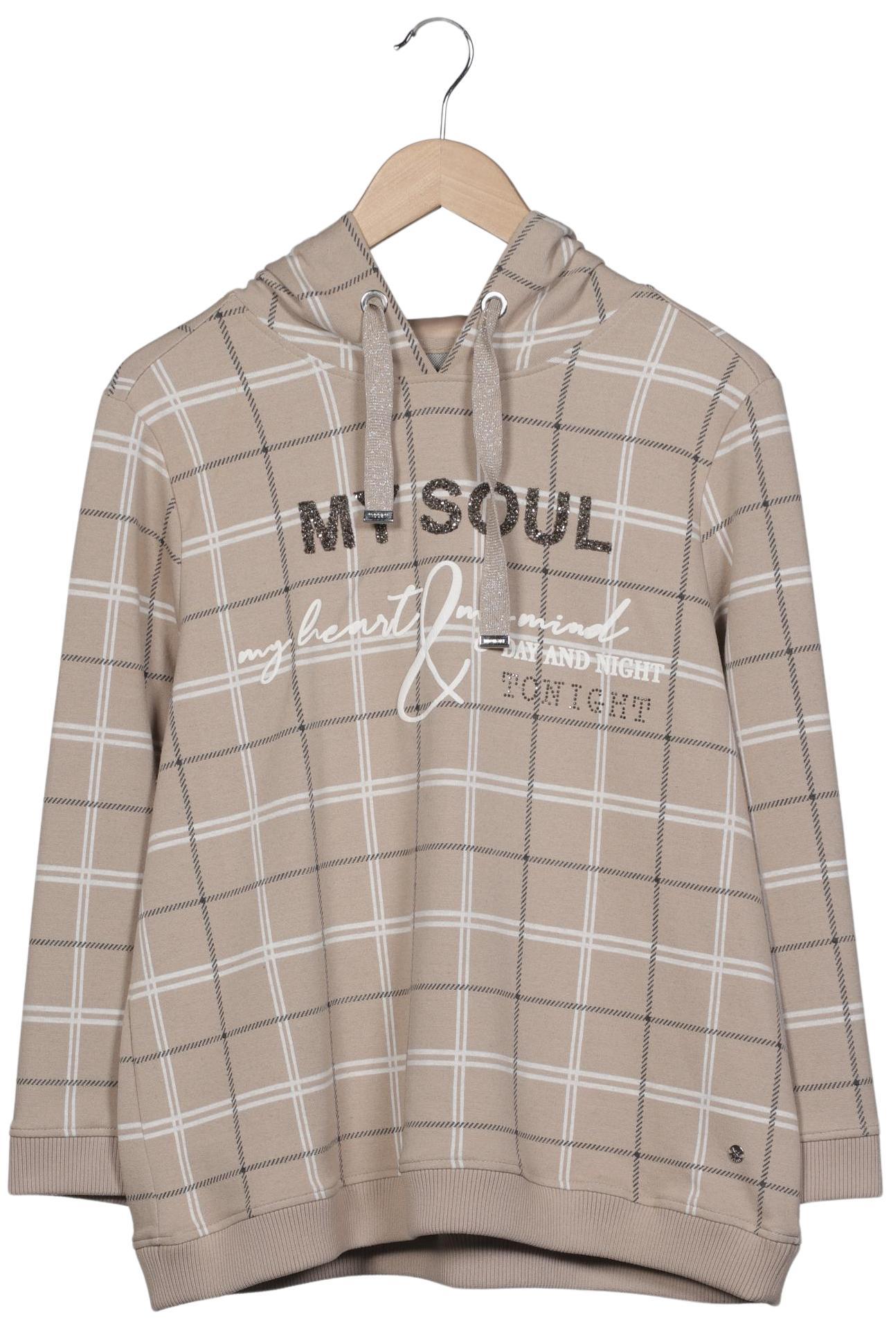 

monari Damen Kapuzenpullover, beige, Gr. 38