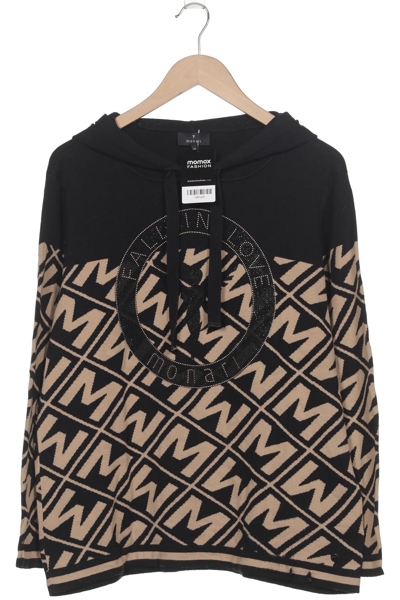 

monari Damen Kapuzenpullover, schwarz, Gr. 42