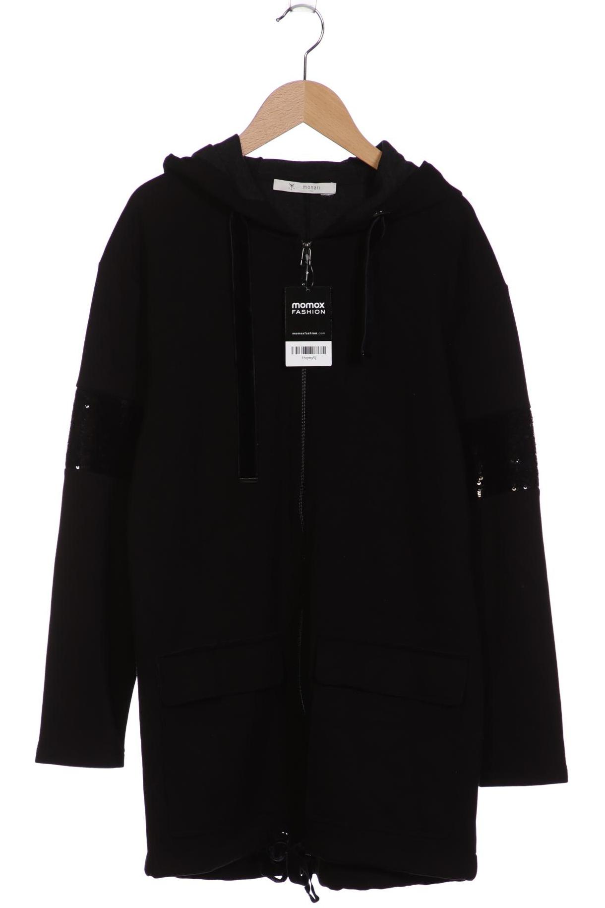 

monari Damen Kapuzenpullover, schwarz, Gr. 36