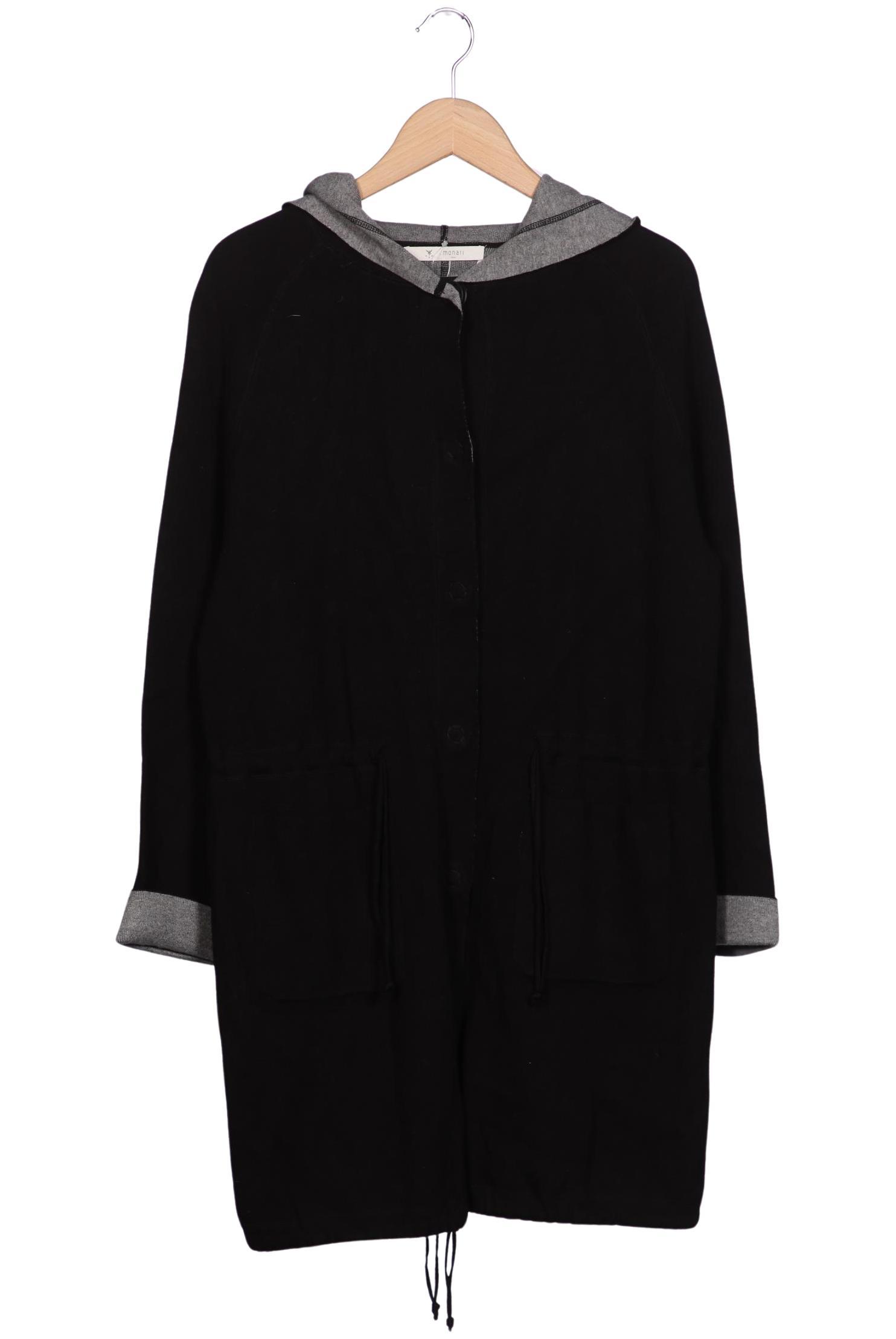 

monari Damen Kapuzenpullover, schwarz, Gr. 38