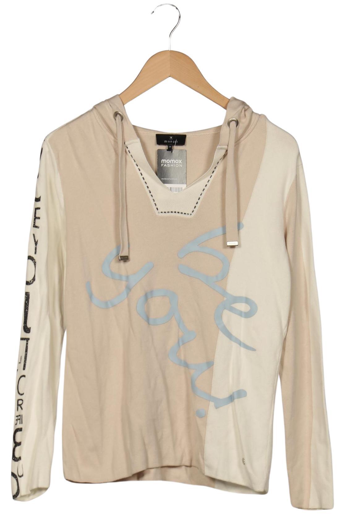 

monari Damen Kapuzenpullover, beige, Gr. 34