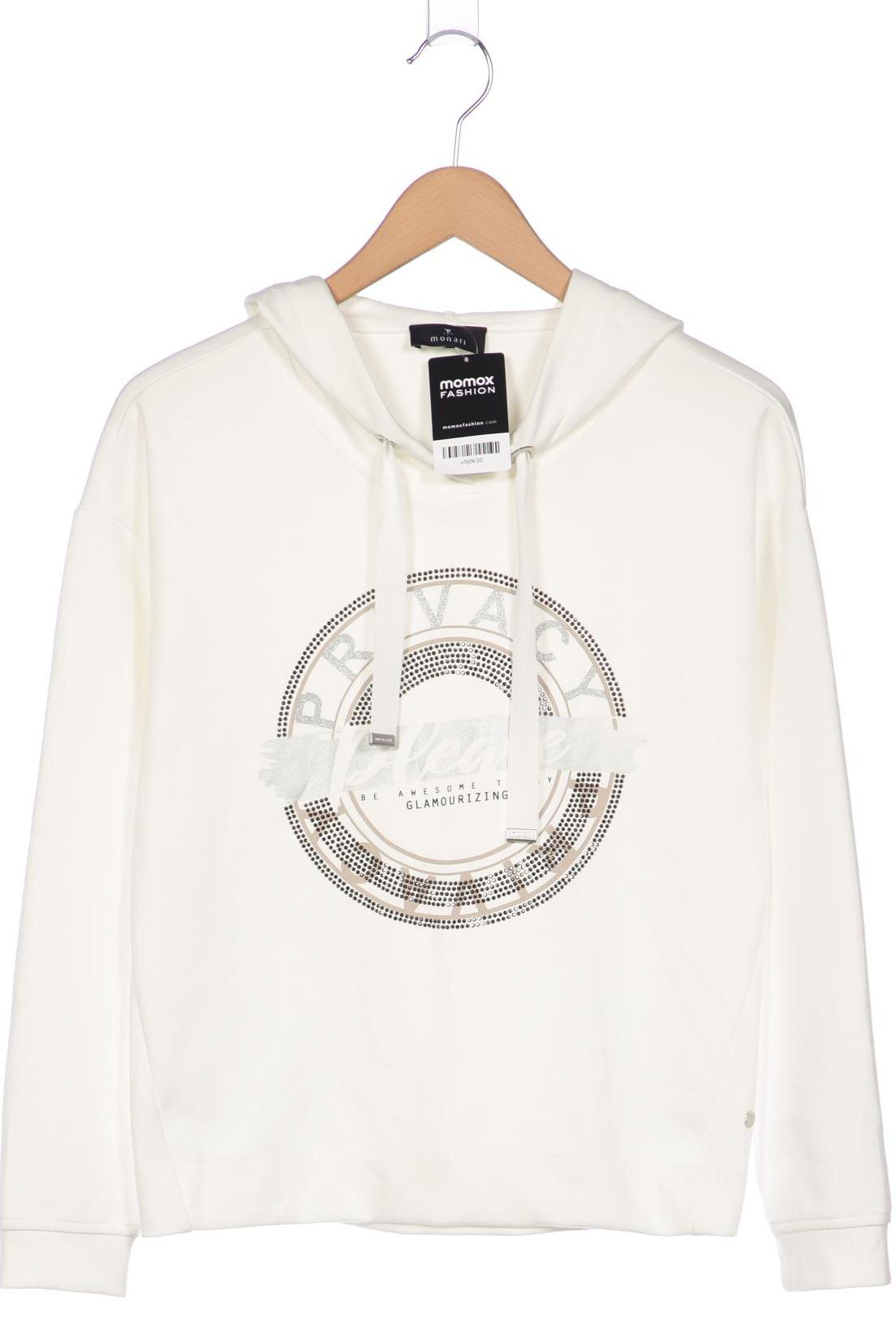 

monari Damen Kapuzenpullover, weiß, Gr. 36