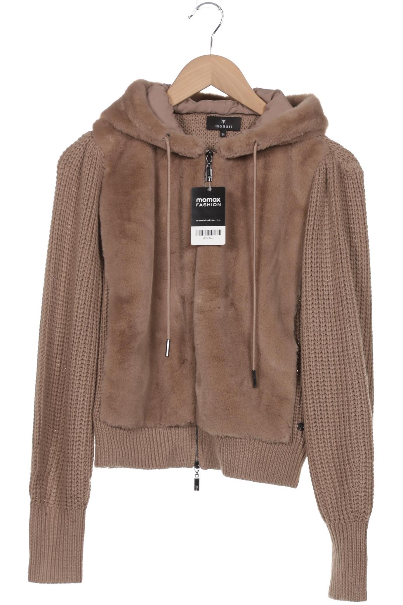

monari Damen Kapuzenpullover, beige, Gr. 34