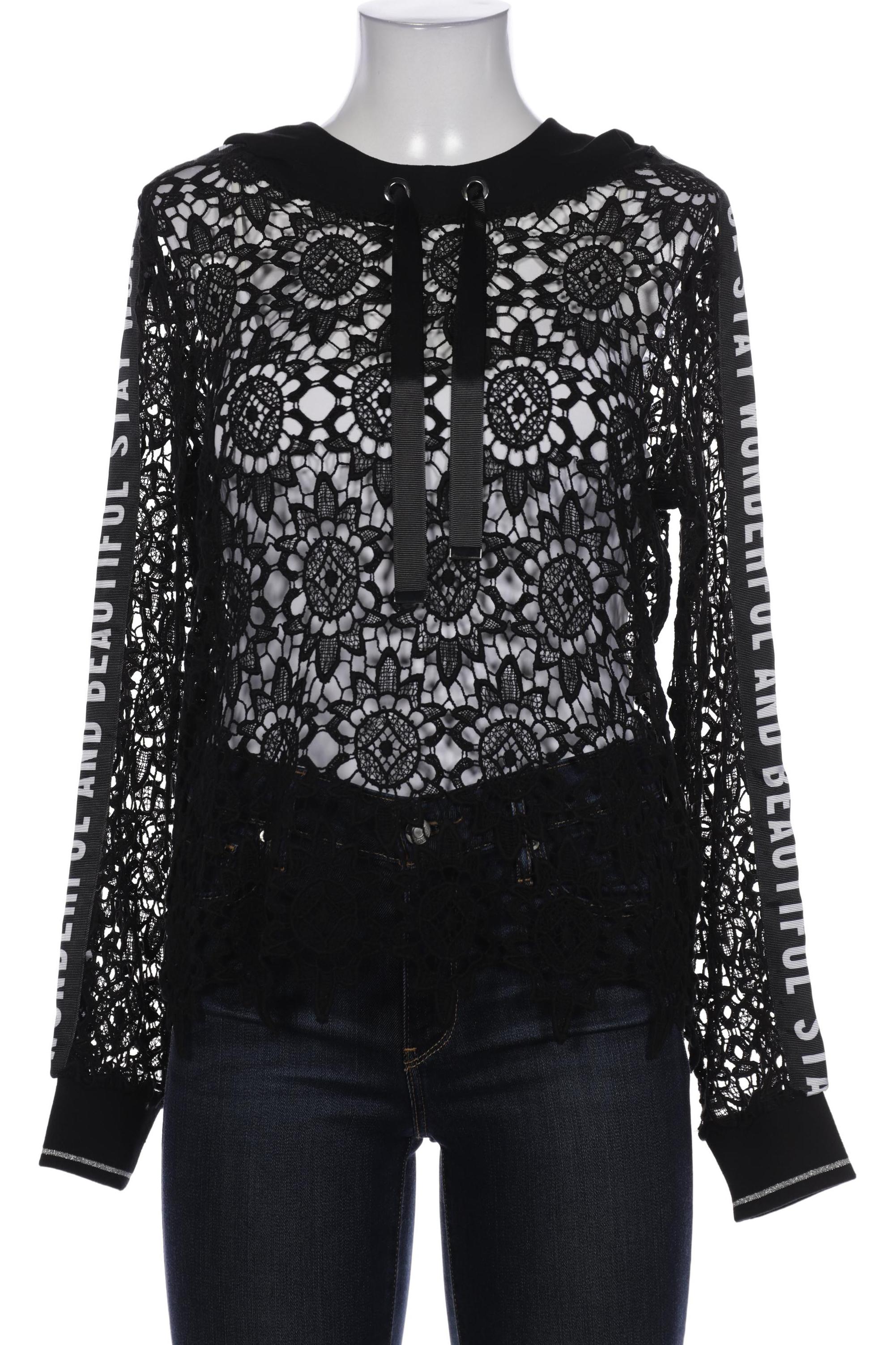 

monari Damen Kapuzenpullover, schwarz, Gr. 38