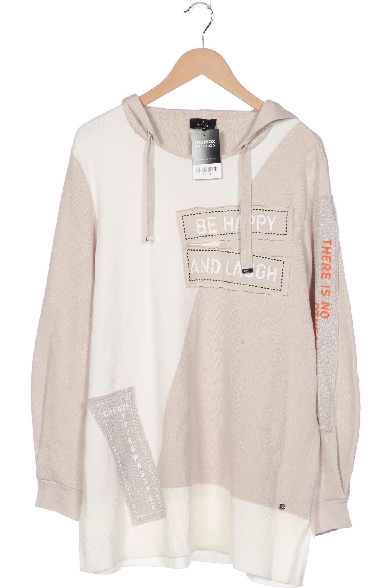 

monari Damen Kapuzenpullover, beige, Gr. 46