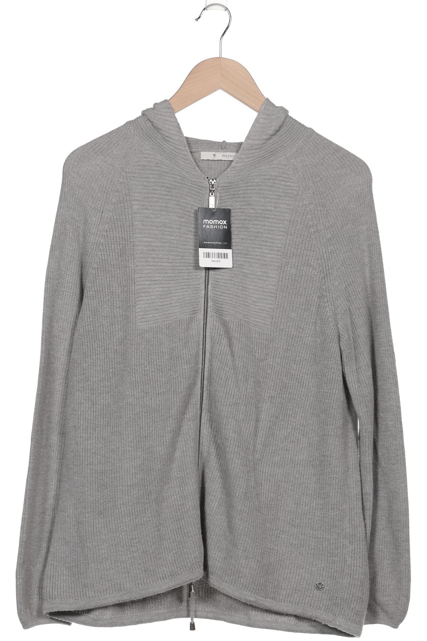 

monari Damen Kapuzenpullover, grau, Gr. 40