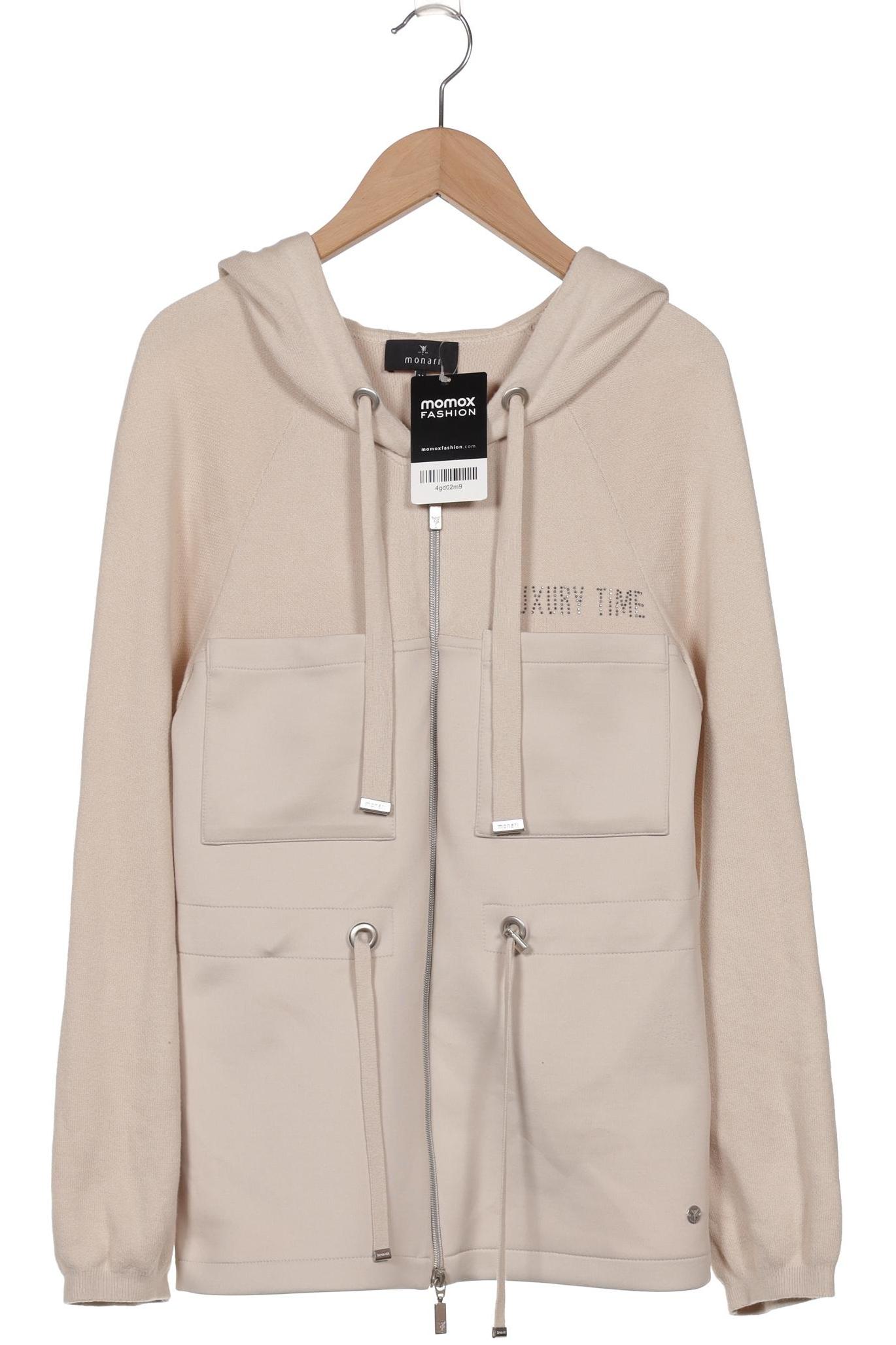 

monari Damen Kapuzenpullover, beige, Gr. 34